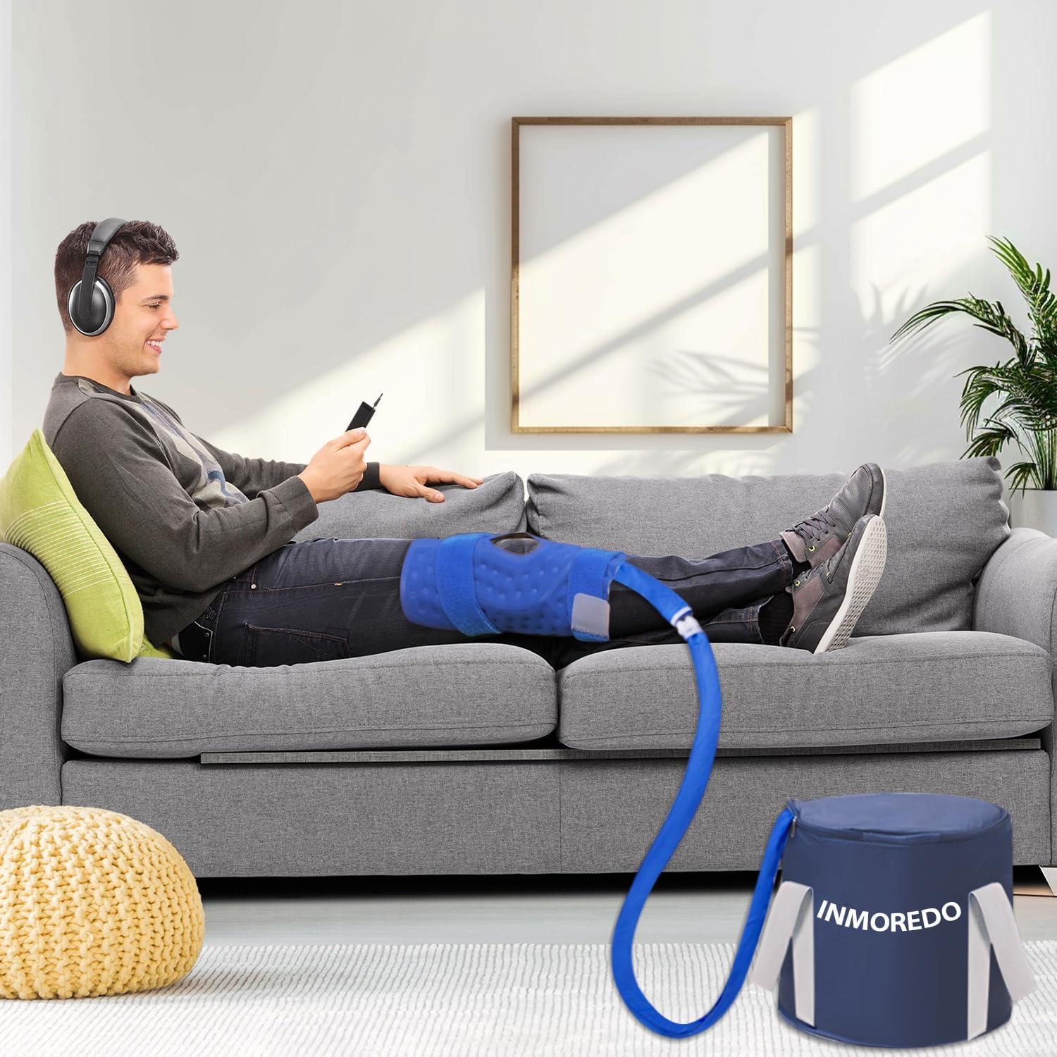 Máquina de Hielo Inmoredo para Rodilla - Terapia Fría Portátil