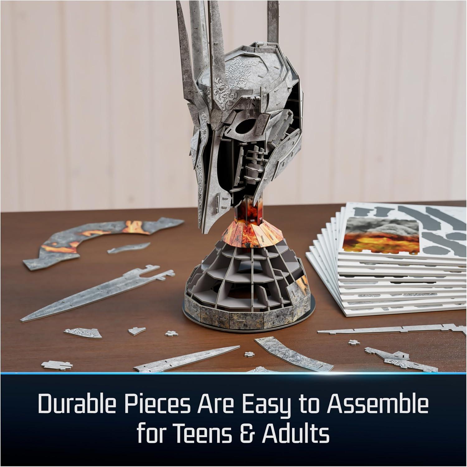 Casco de Sauron 4D Build Spin Master 203 Piezas Decorativo