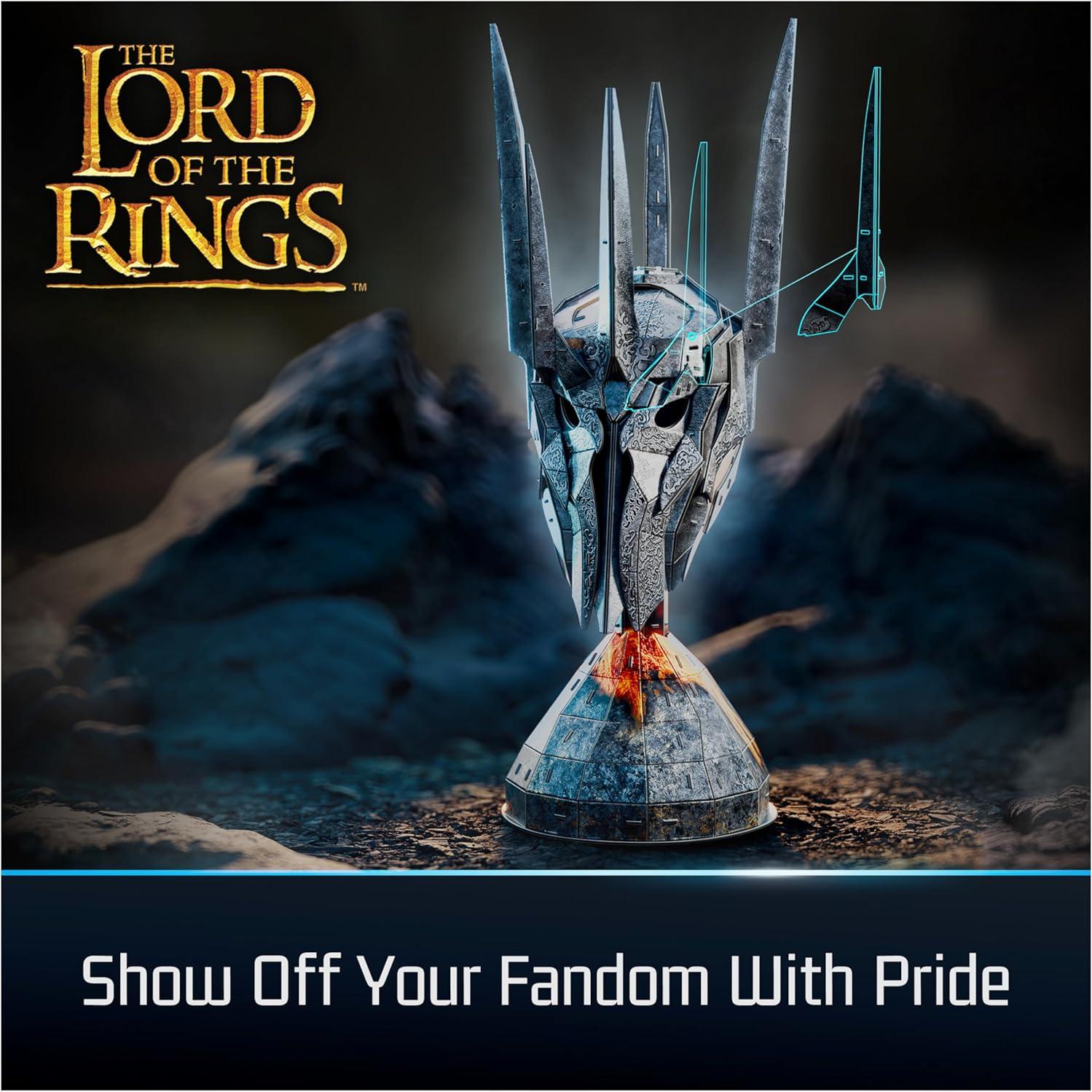 Casco de Sauron 4D Build Spin Master 203 Piezas Decorativo