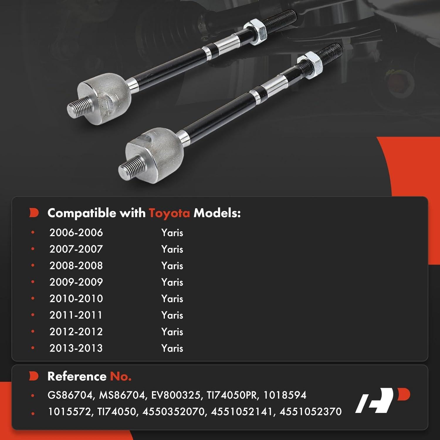 Extremos de Barra de Dirección A-Premium Toyota Yaris 2006-2013
