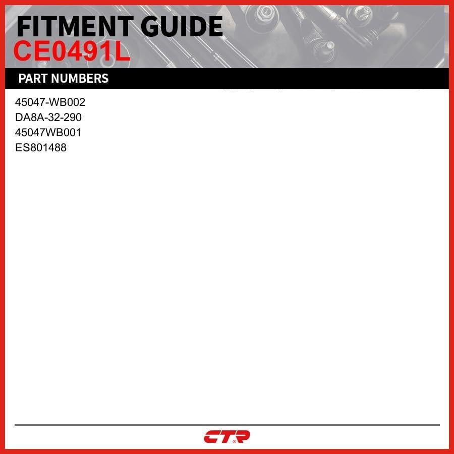 Extremo de Barra de Dirección Exterior CTR CE0491L - 0.6 kg