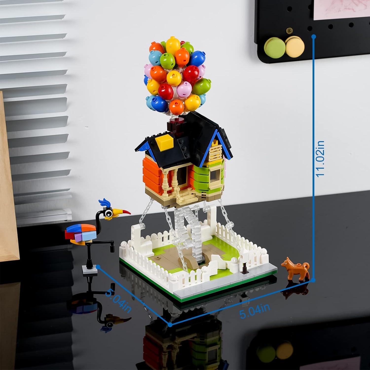 ENJBRICK Casa de Globo Volador 635 Piezas para Niños 8+