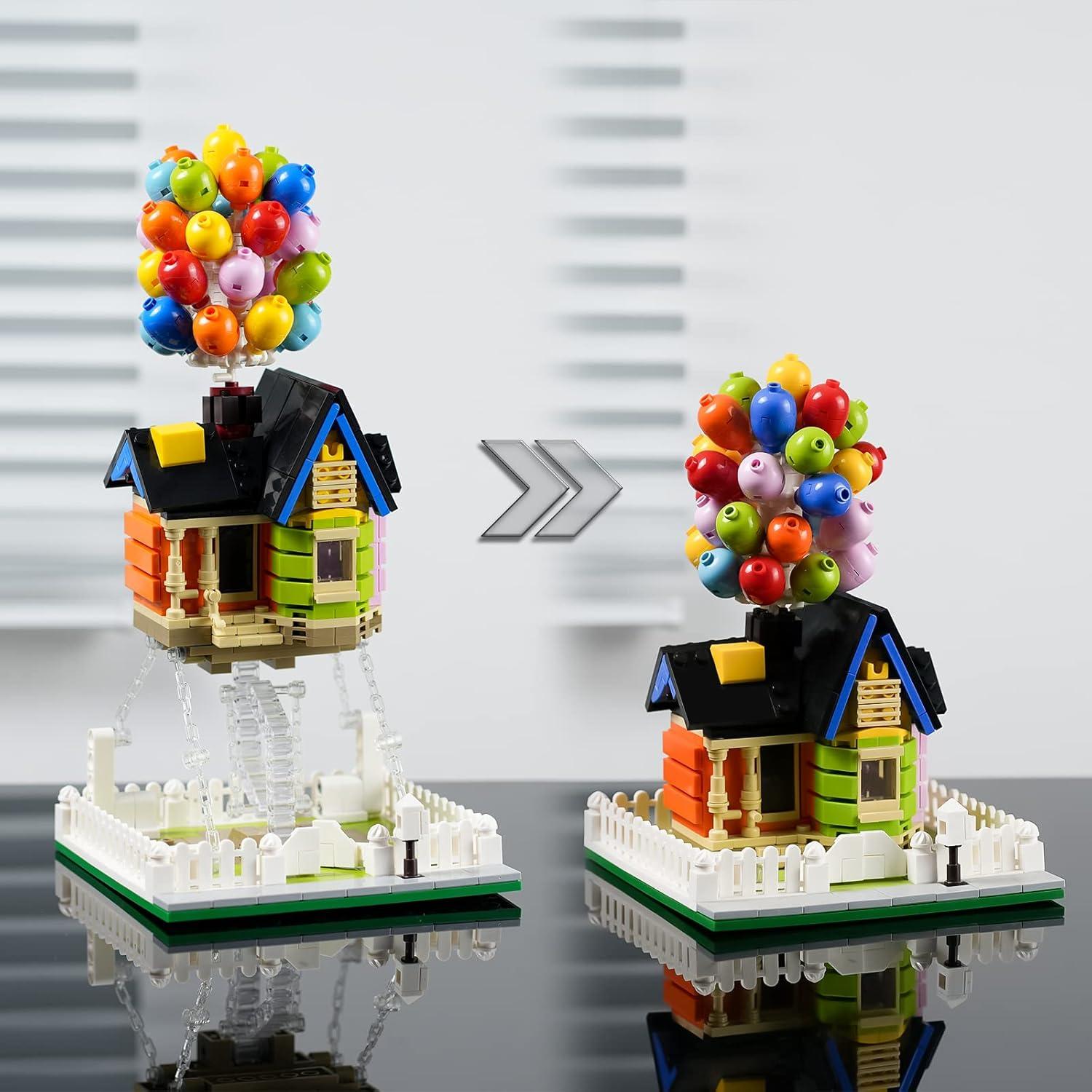 ENJBRICK Casa de Globo Volador 635 Piezas para Niños 8+