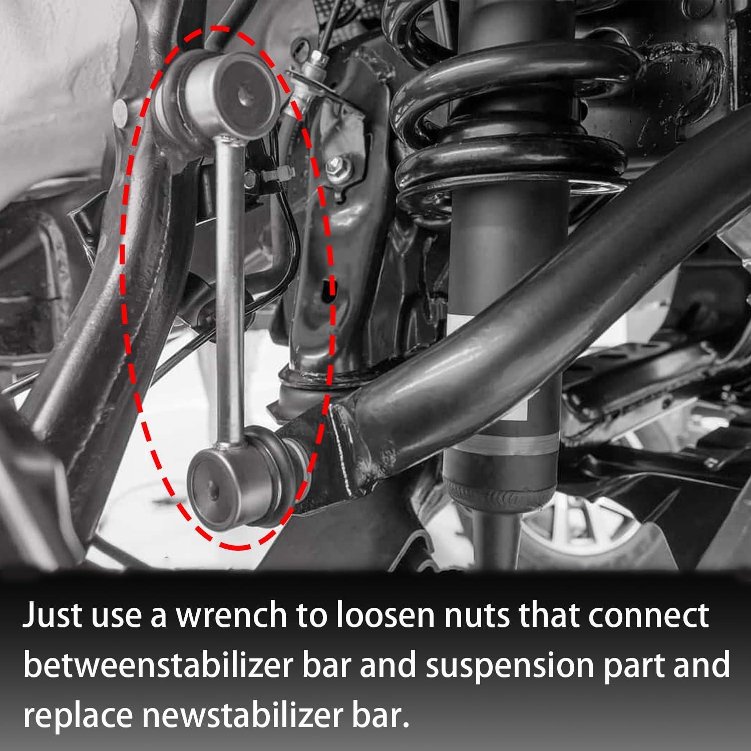 Enlaces de Barra Estabilizadora Frontal HALEQP K80879 para Toyota