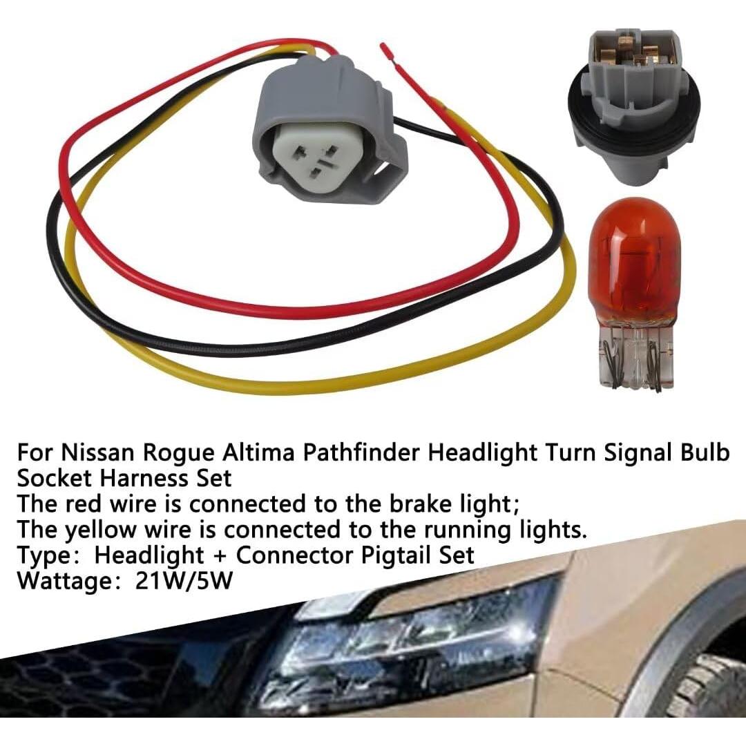 Conector de Cable de Bombilla de Giro ATIODYUUK para Toyota Yaris 2012-2019