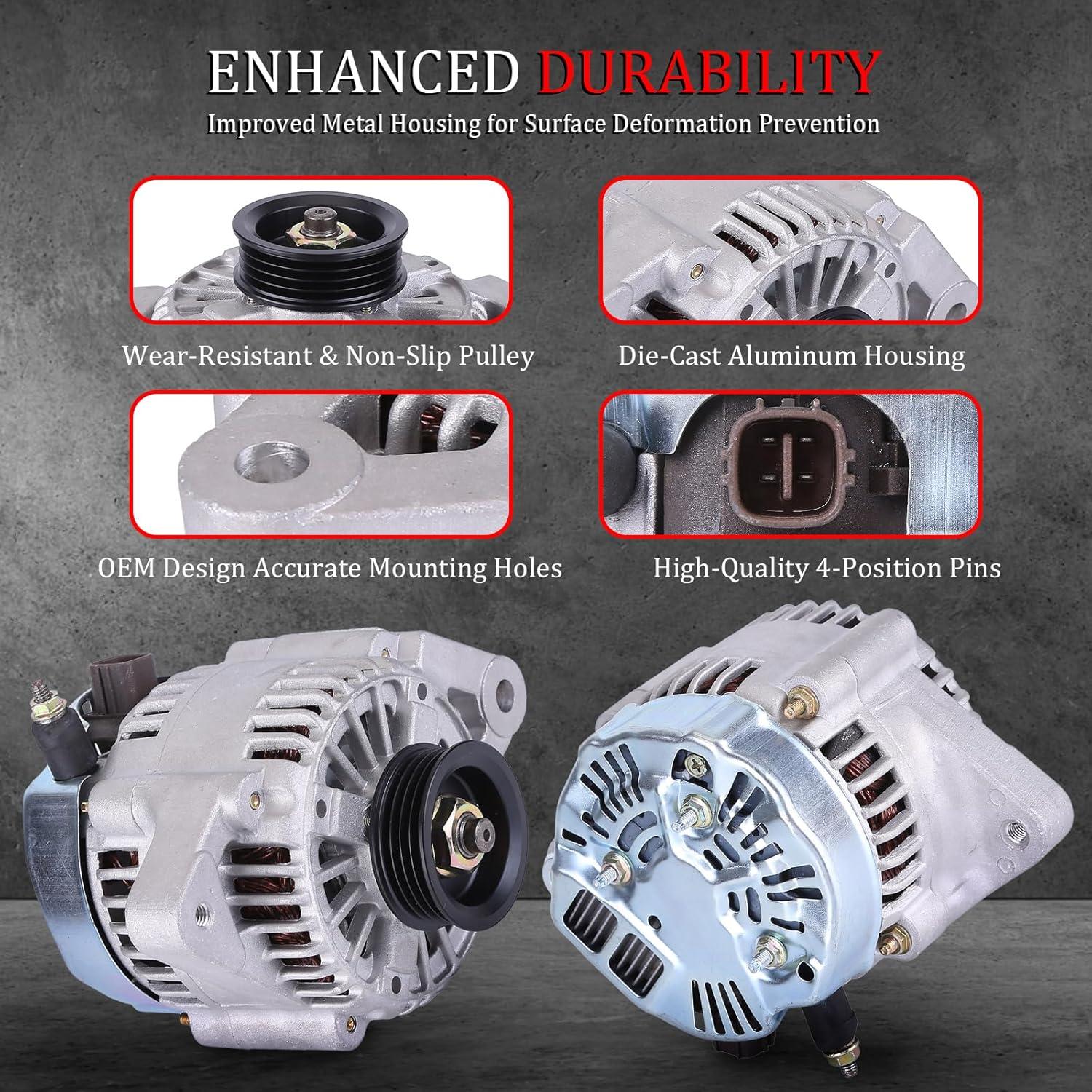 Alternador Reemplazo Loddery Toyota Yaris 1.5L 2006-2009