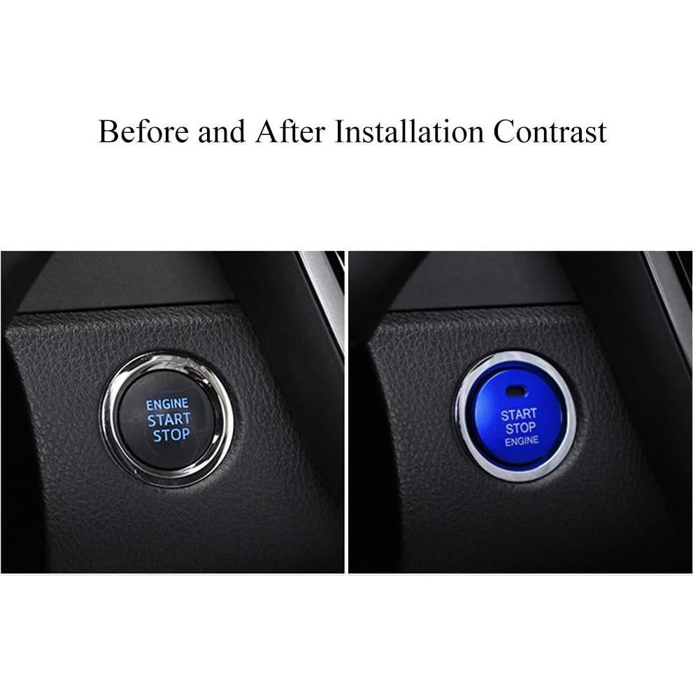 Cubierta Botón Inicio Motor Thor-Ind para Toyota Azul