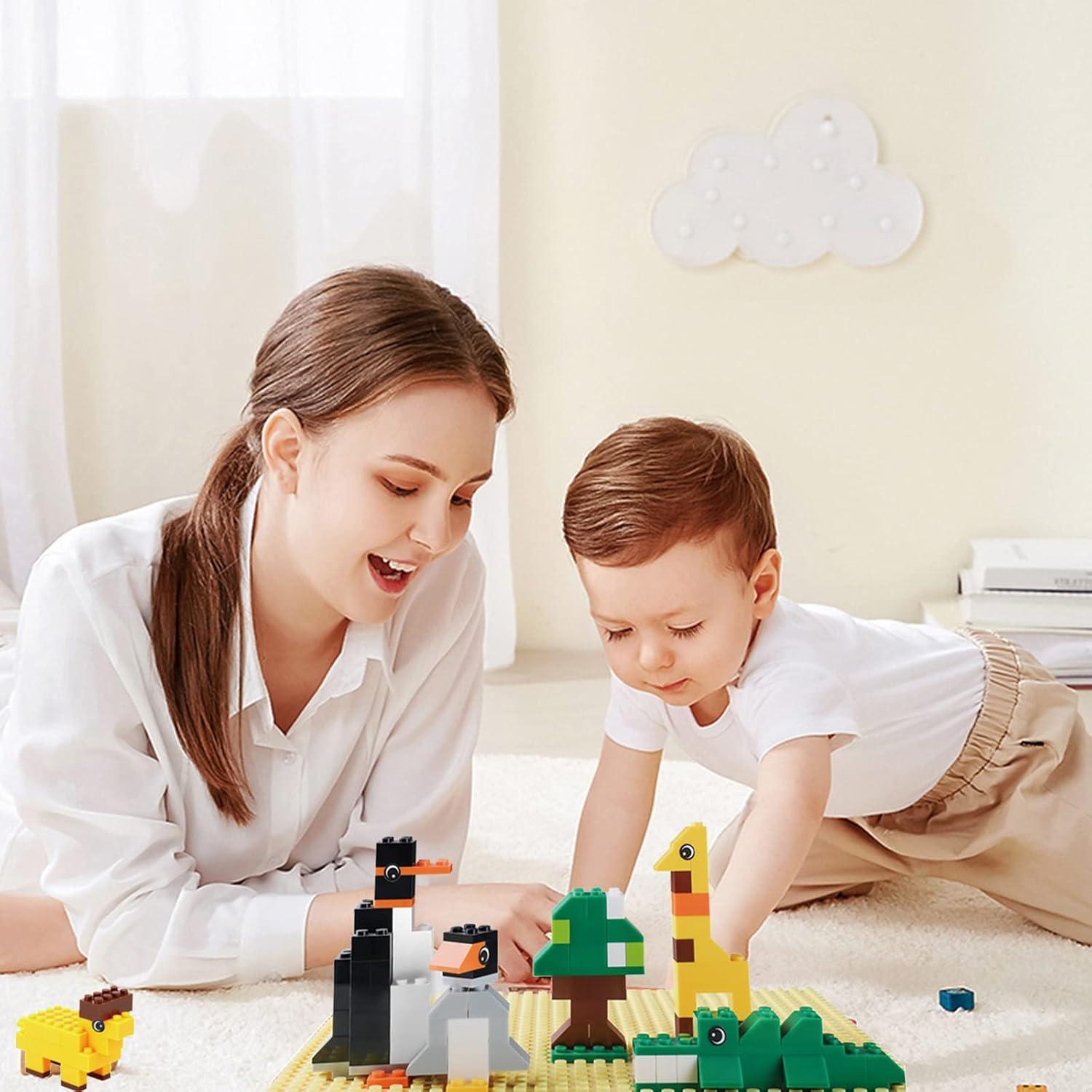 1500 Piezas Ladrillos de Construcción HUIZDQ Multicolor