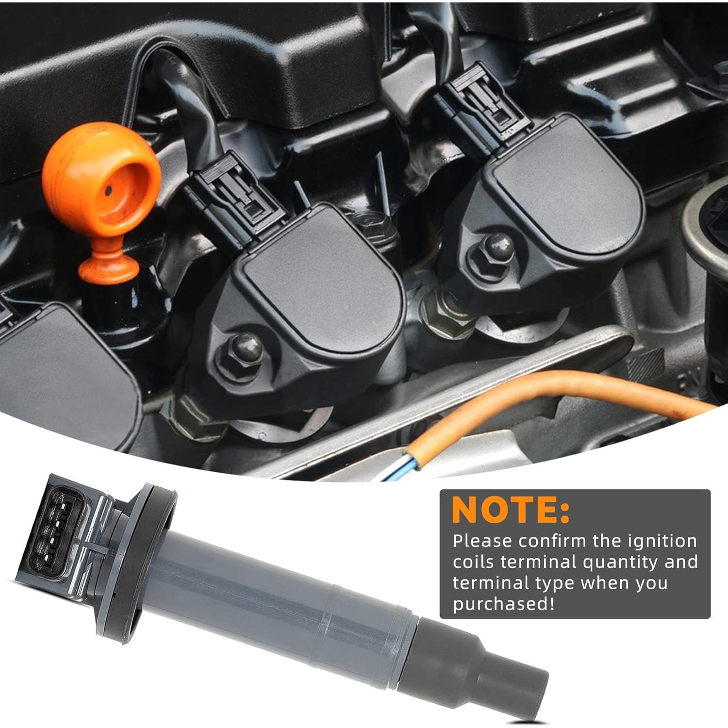 Bobinas de Encendido DEAL para Toyota Echo Yaris Prius C 4PCS