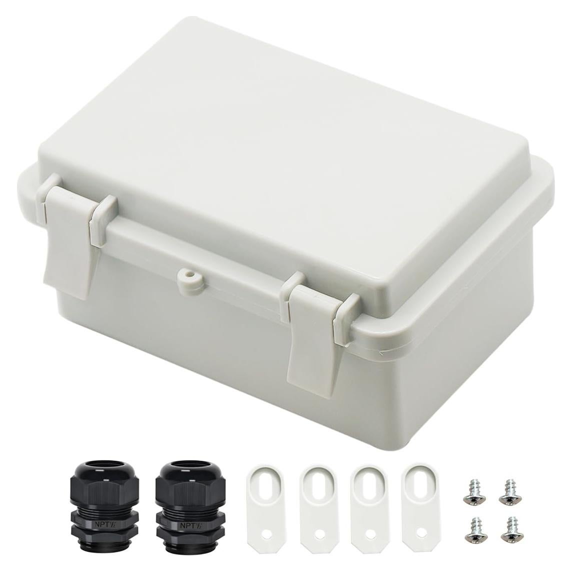 Caja Eléctrica Impermeable IP65 Zulkit 15x10x7 cm ABS