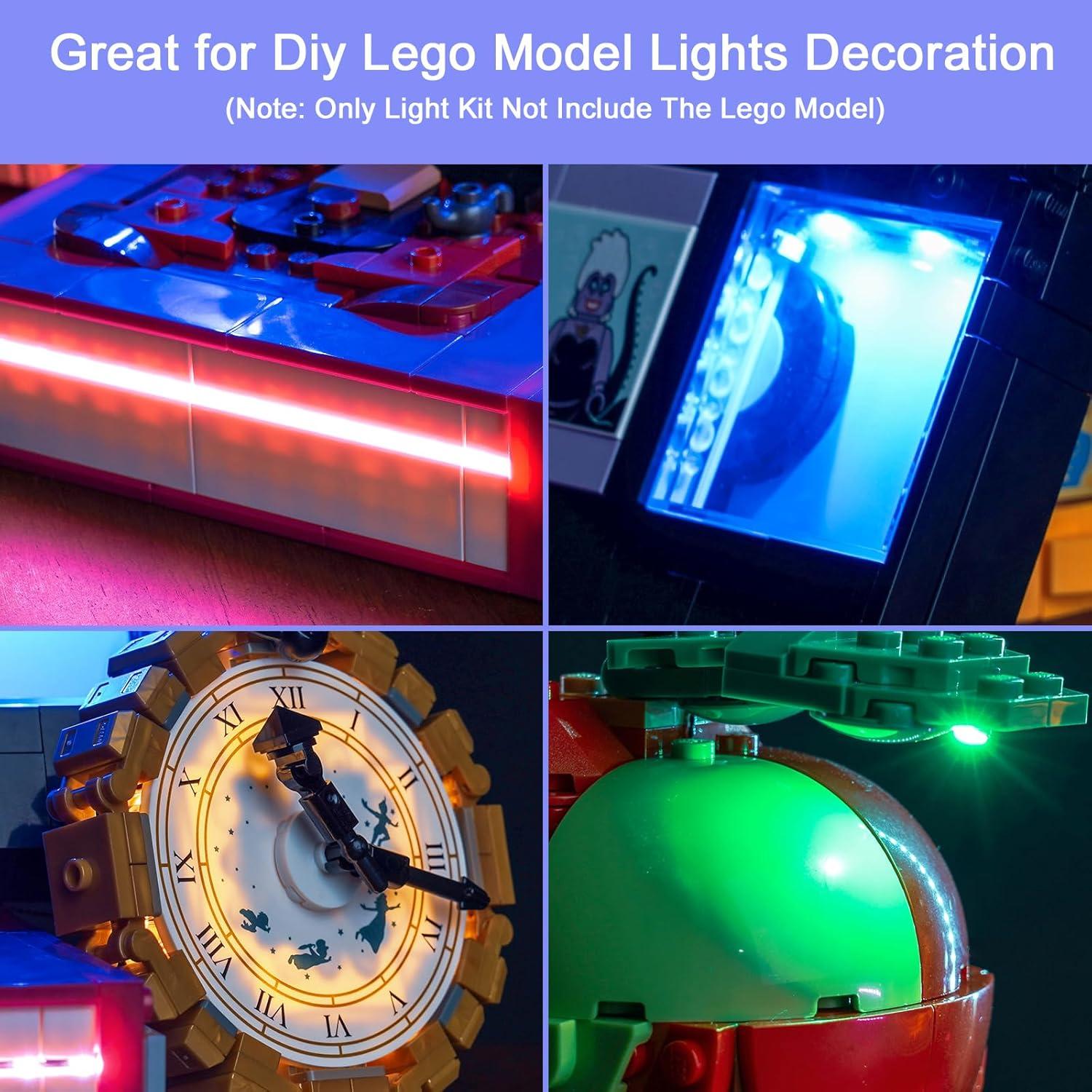 Kit de Luz LED Hilighting para LEGO 43227, Fácil Instalación