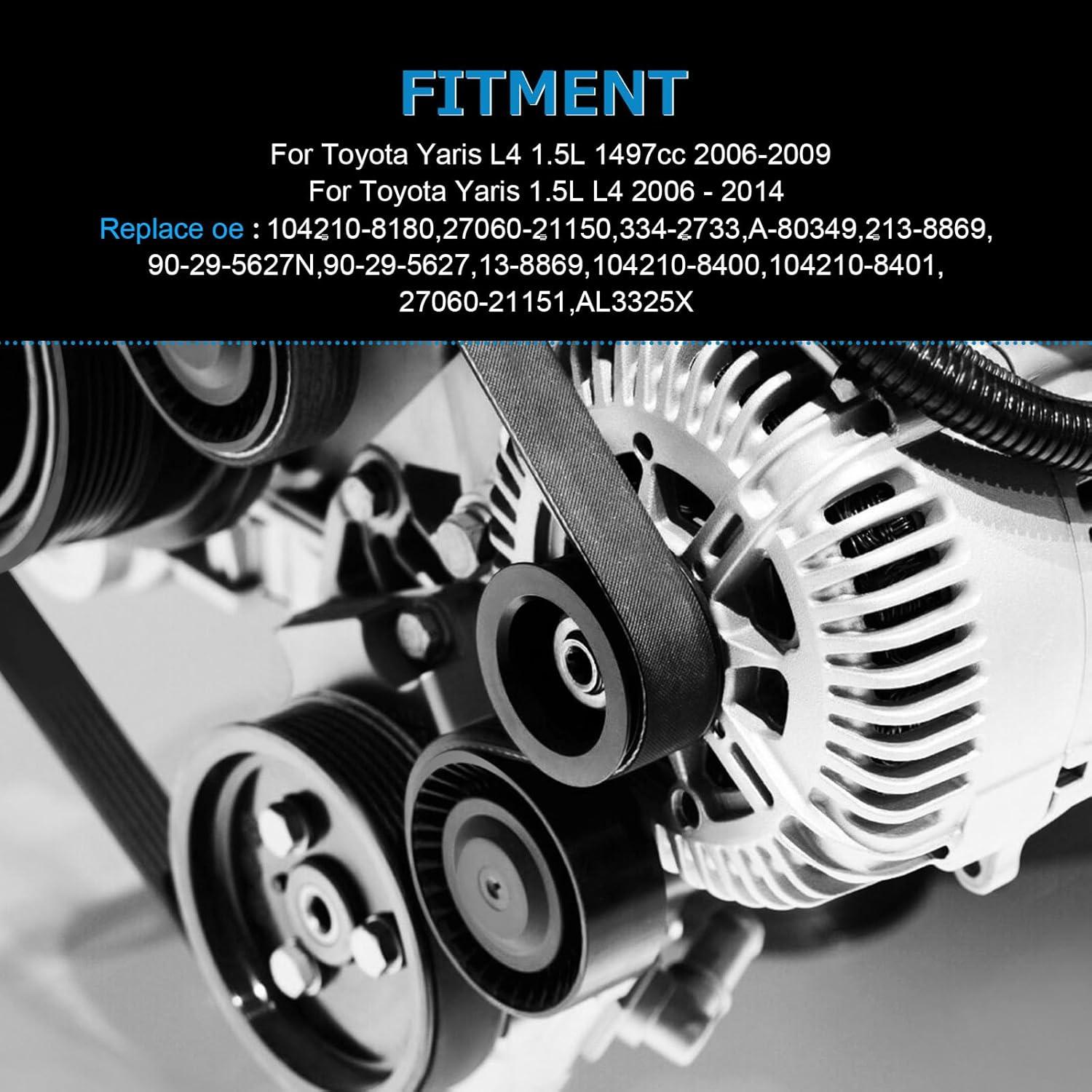 Alternador reconstruido Alikali 80A para Toyota Yaris 1.5L 2006-2009