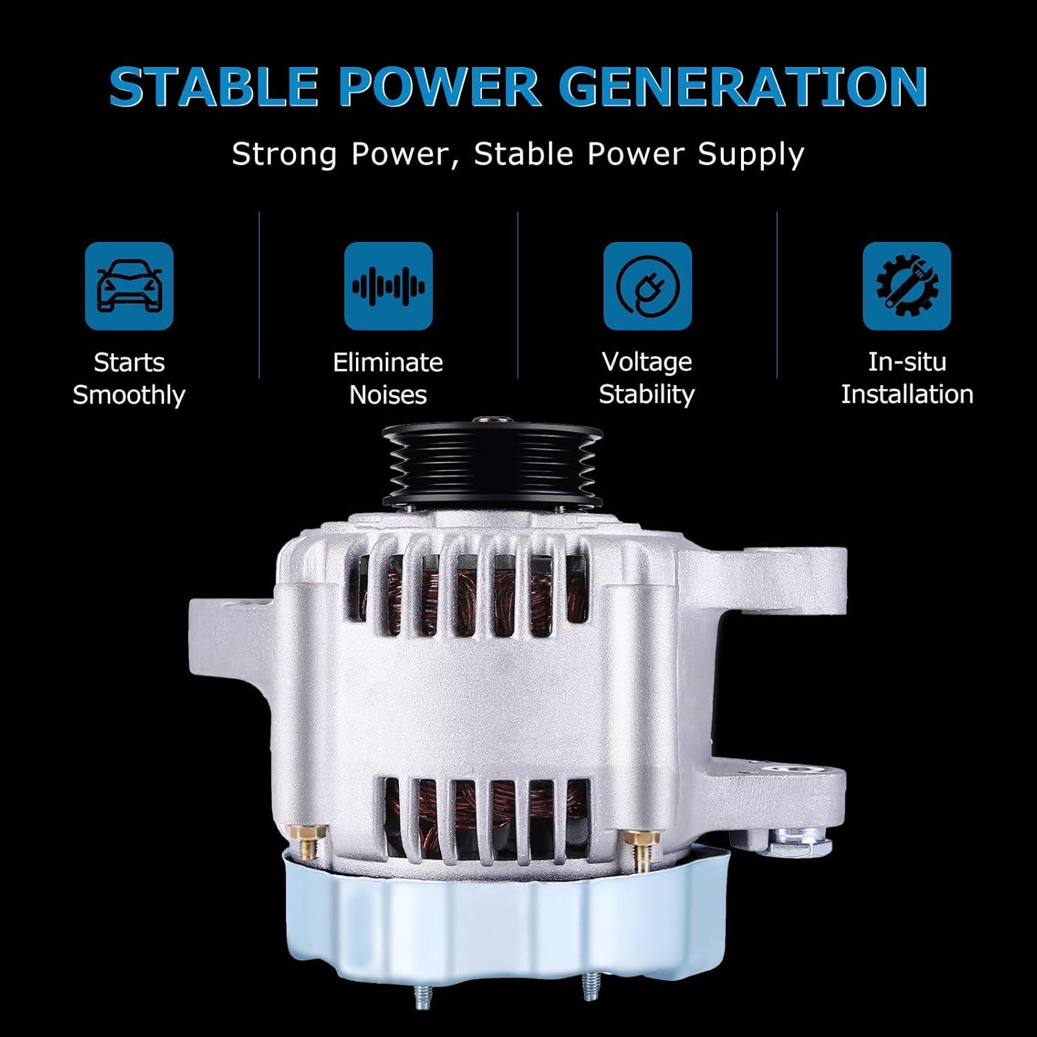 Alternador reconstruido Alikali 80A para Toyota Yaris 1.5L 2006-2009