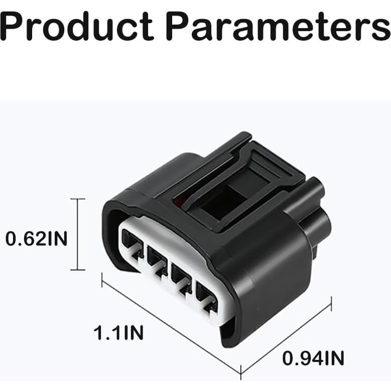 Conector de enchufe bobina encendido DSkoiph 4 pines Toyota