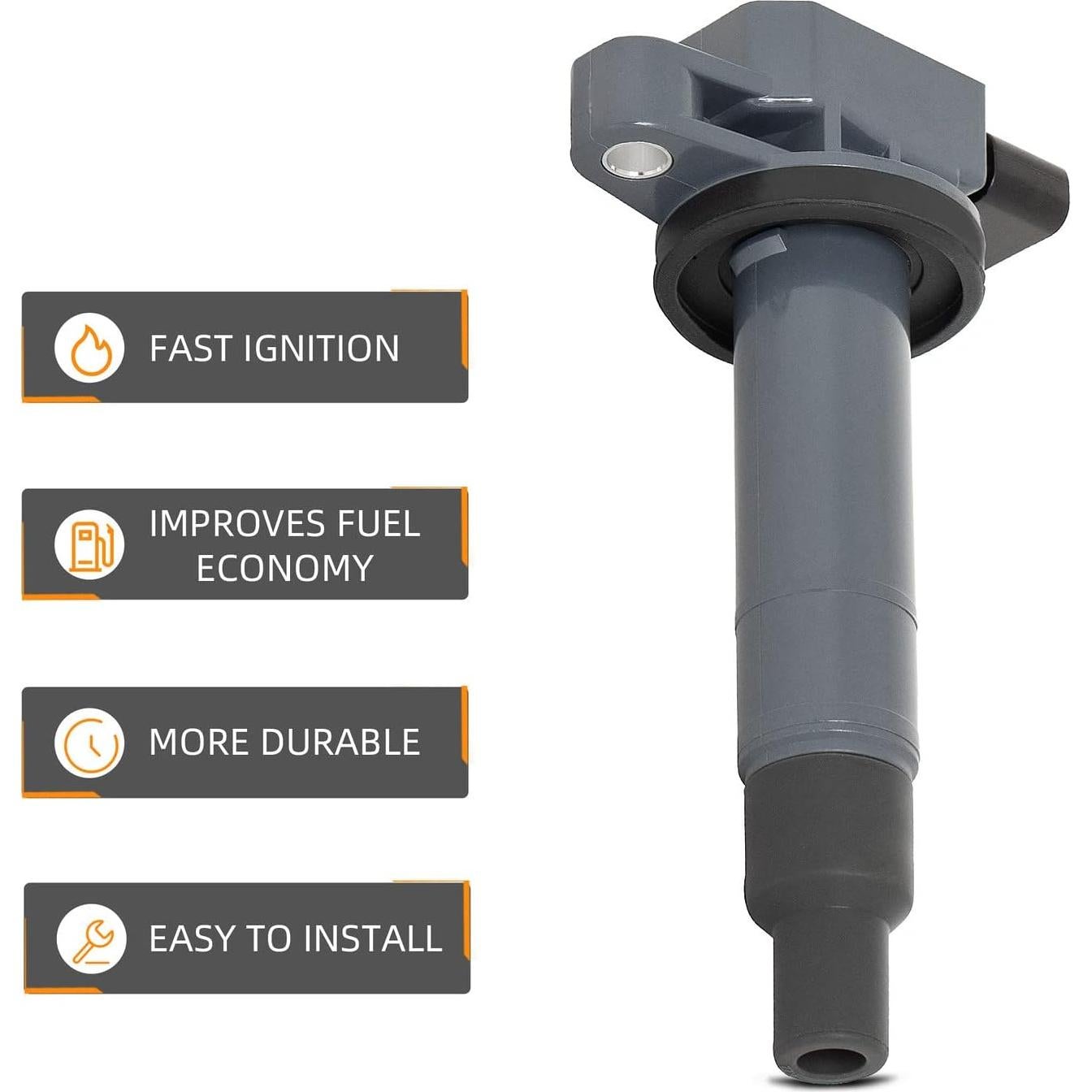 Juego de 4 Bobinas de Encendido y Bujías Iridio DEAL AUTO 1.01kg