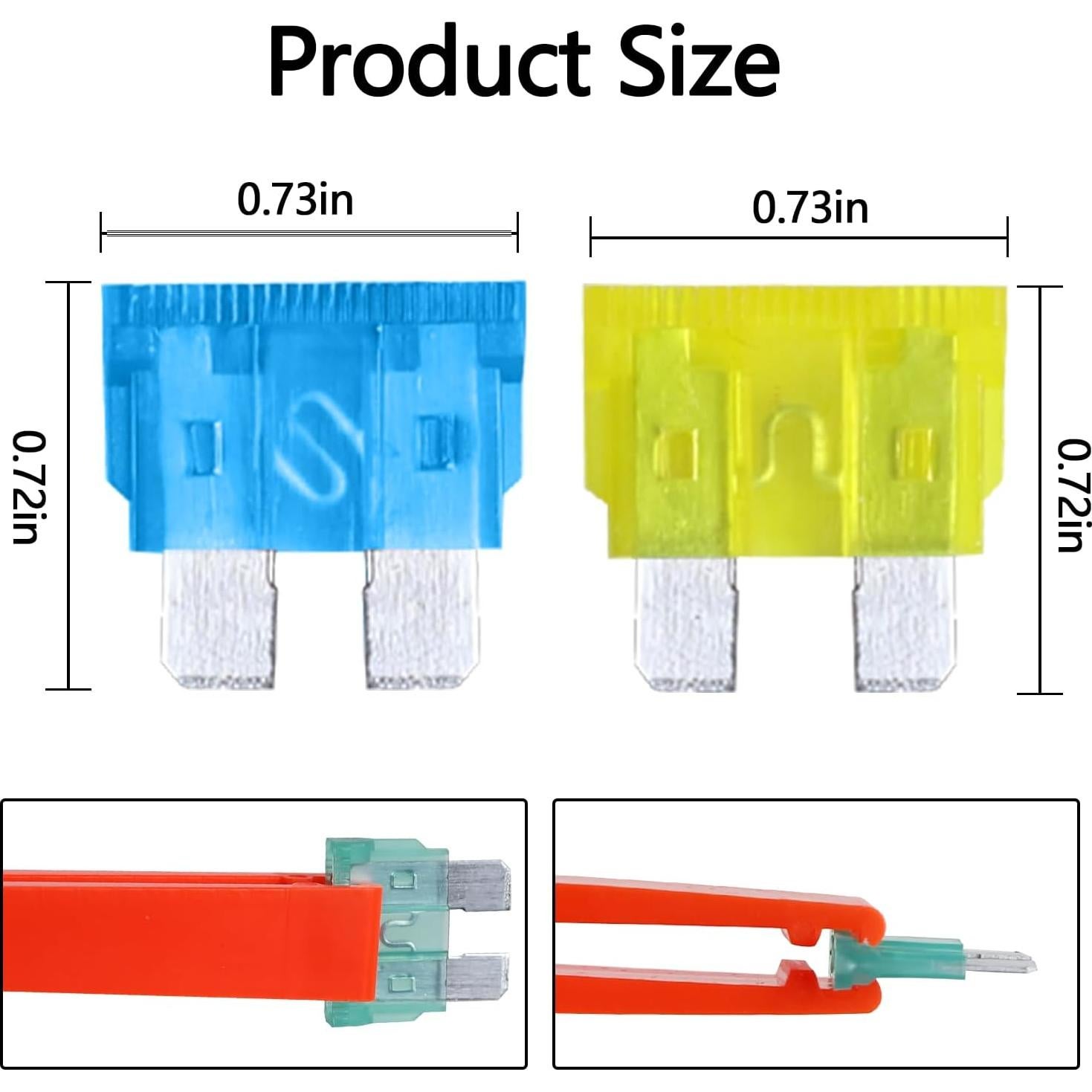Kit de Fusibles Automotrices Ongfuwu 100PCS con Extractor