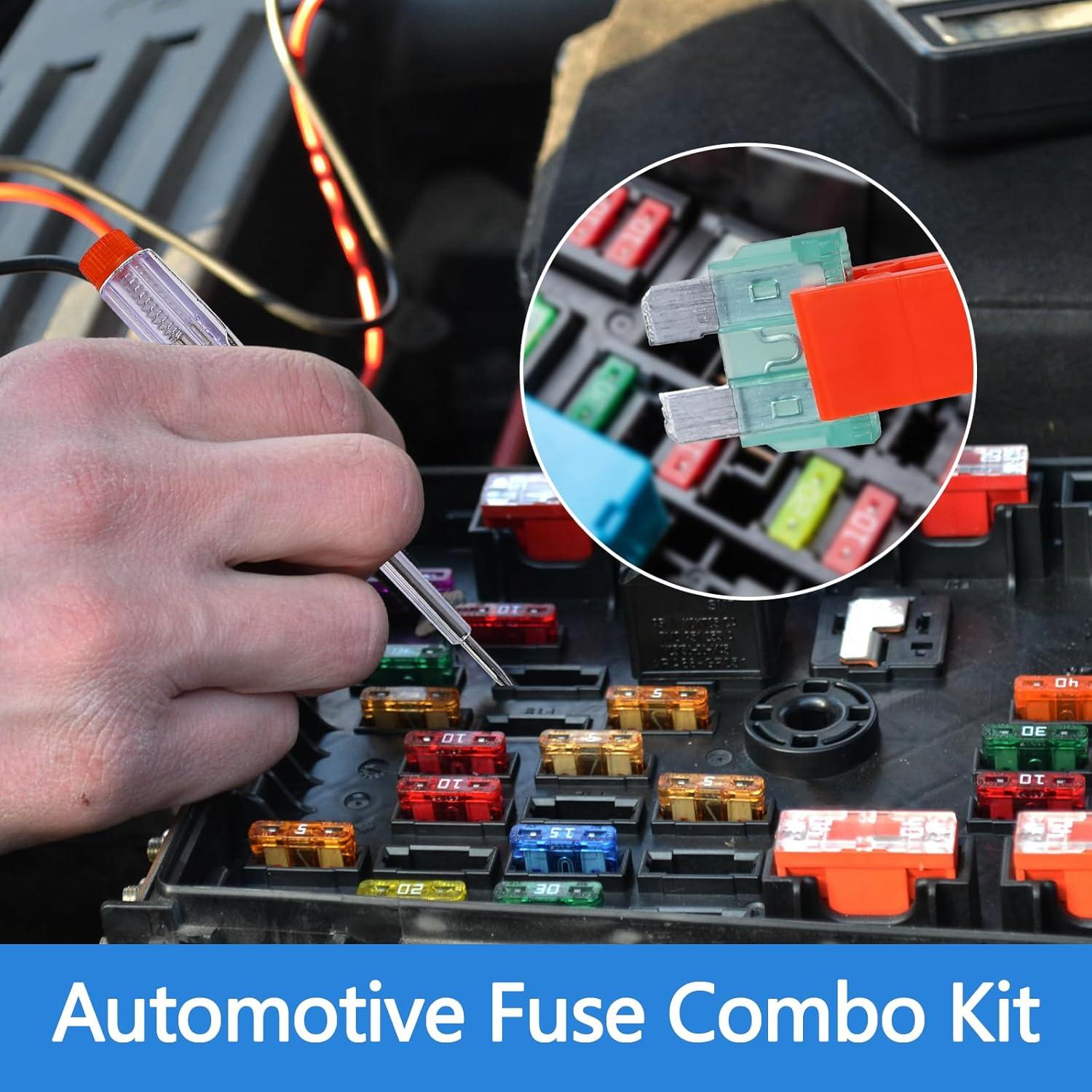 Kit de Fusibles Automotrices Ongfuwu 100PCS con Extractor