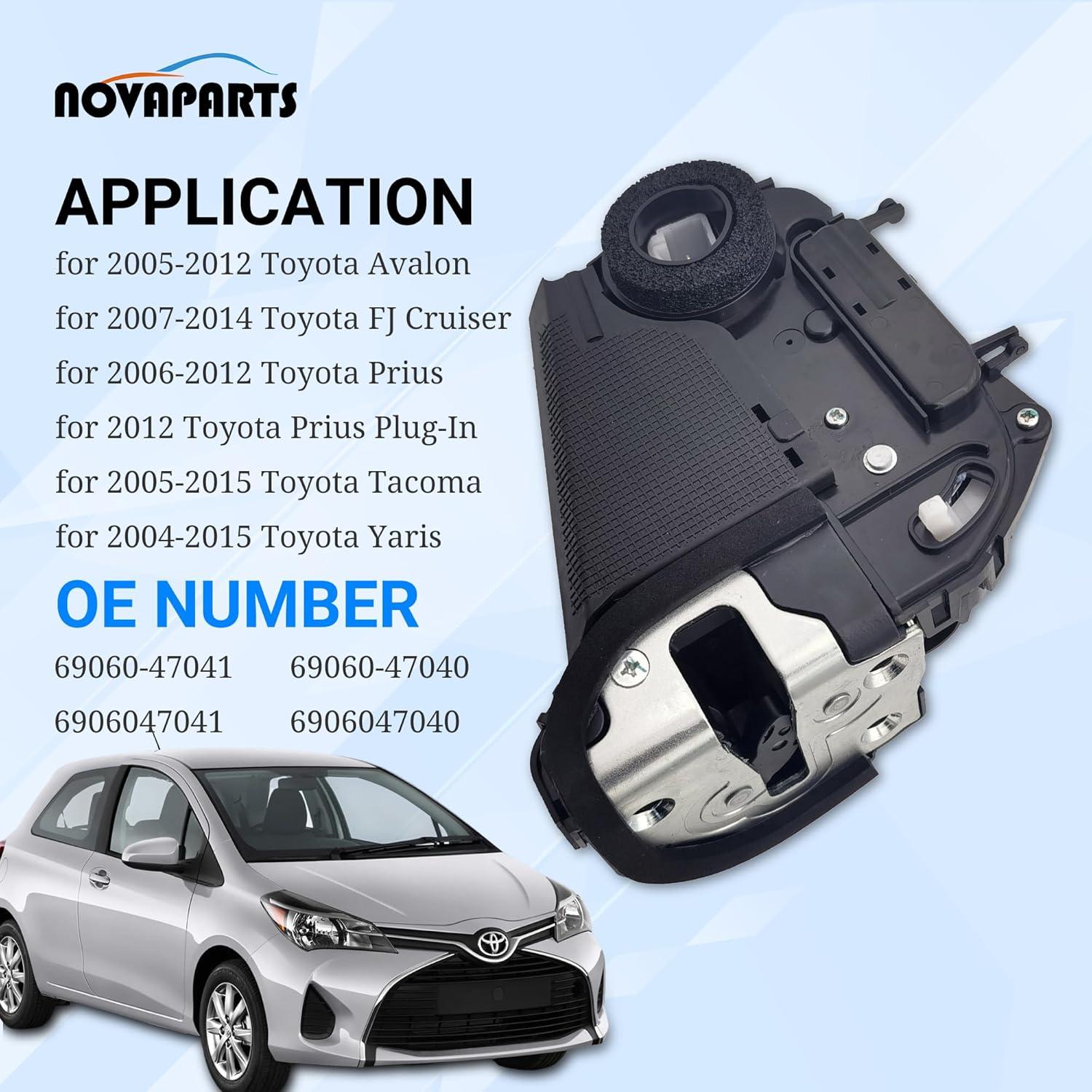 Motor Actuador Bloqueo Puerta Trasera Izquierda Toyota 2005-2015