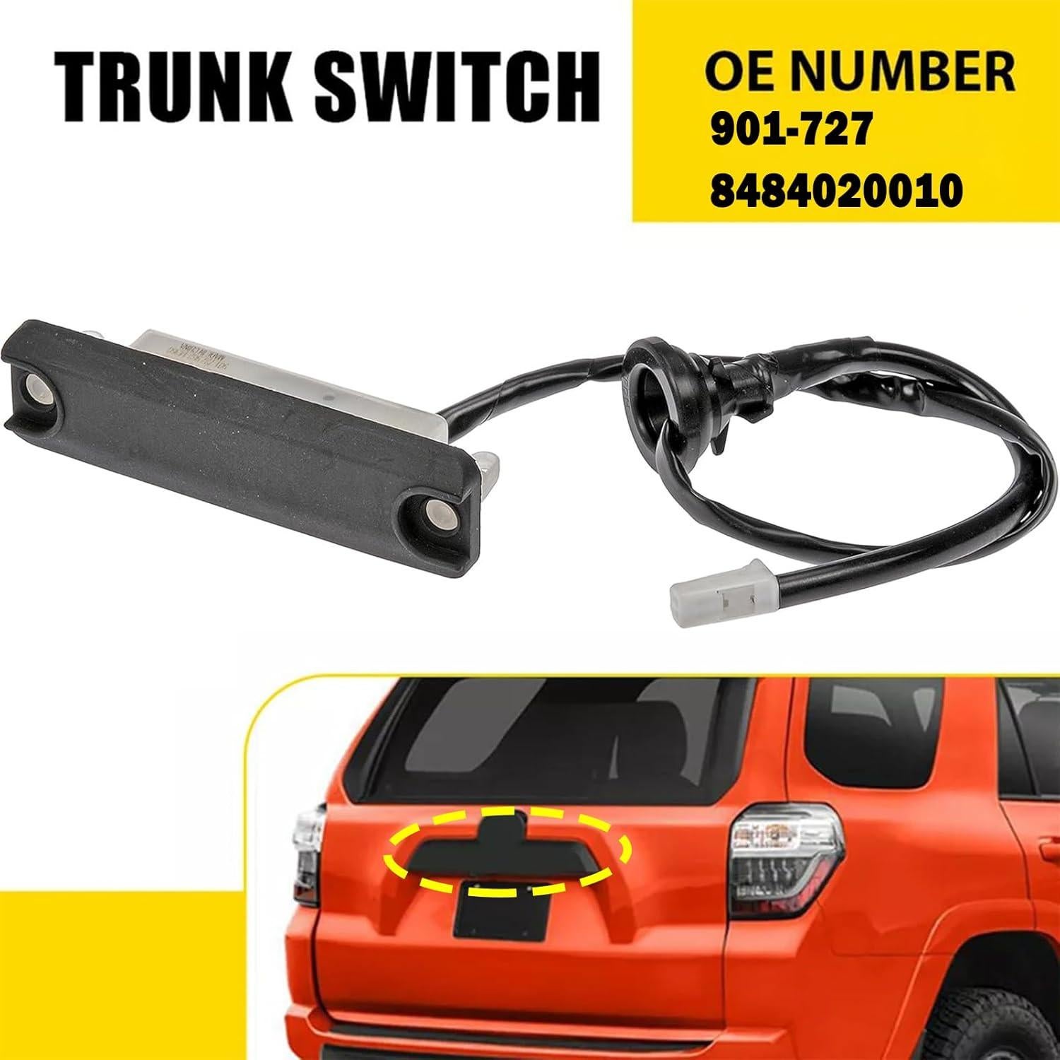 Interruptor de Liberación del Maletero Fabelhpart Toyota Camry 2007-2009