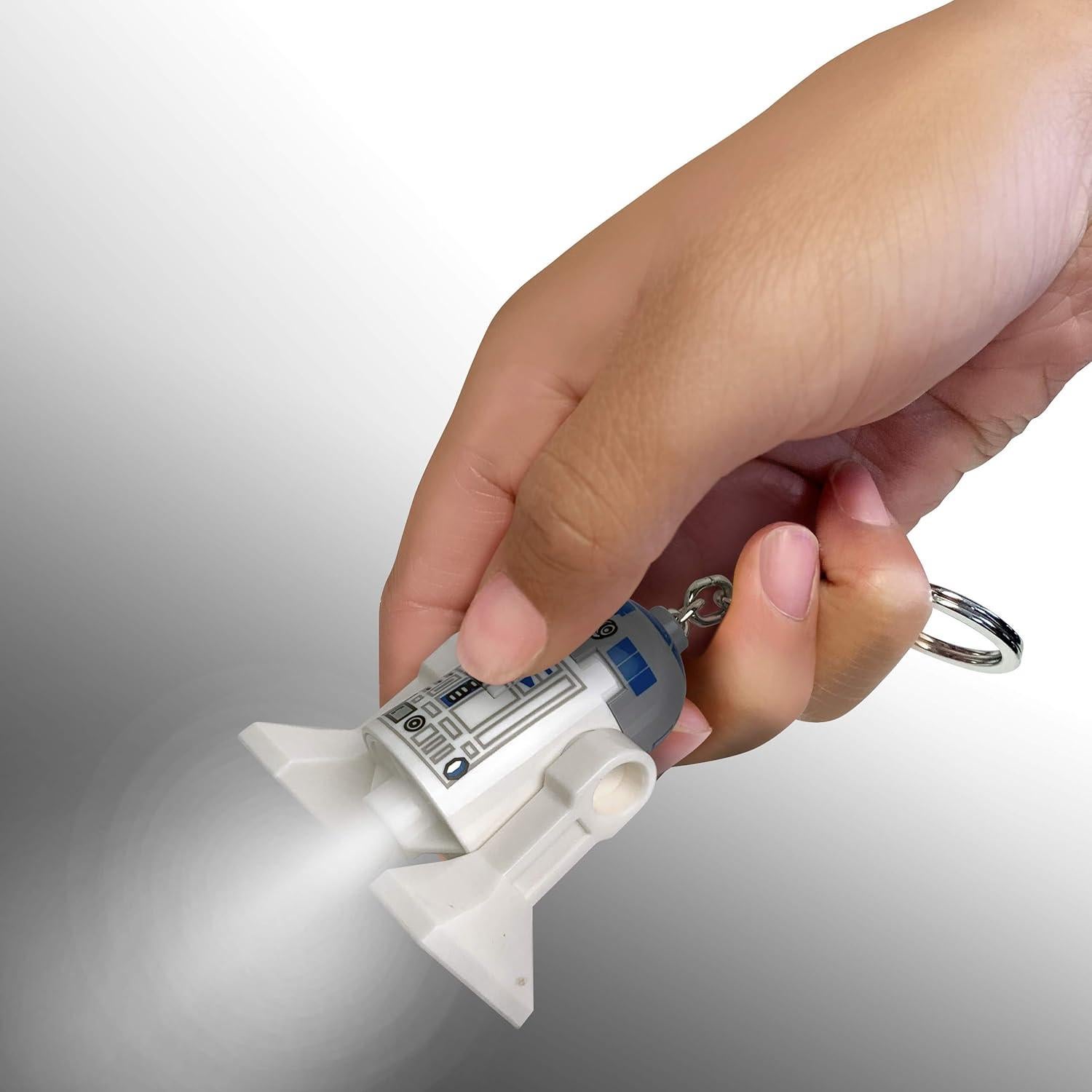 Llavero R2-D2 LEGO Star Wars con Luz LED 5,08 cm