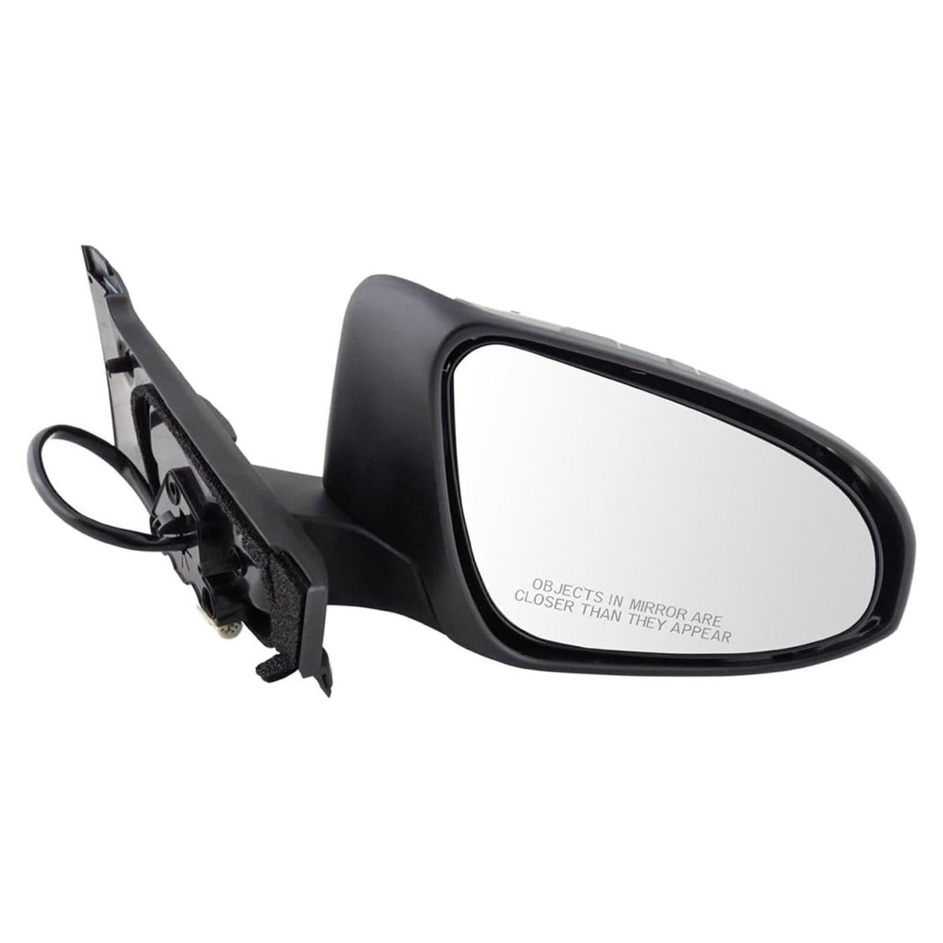 Espejo Calentado HUZOK Negro Manual para Toyota Yaris 15-18