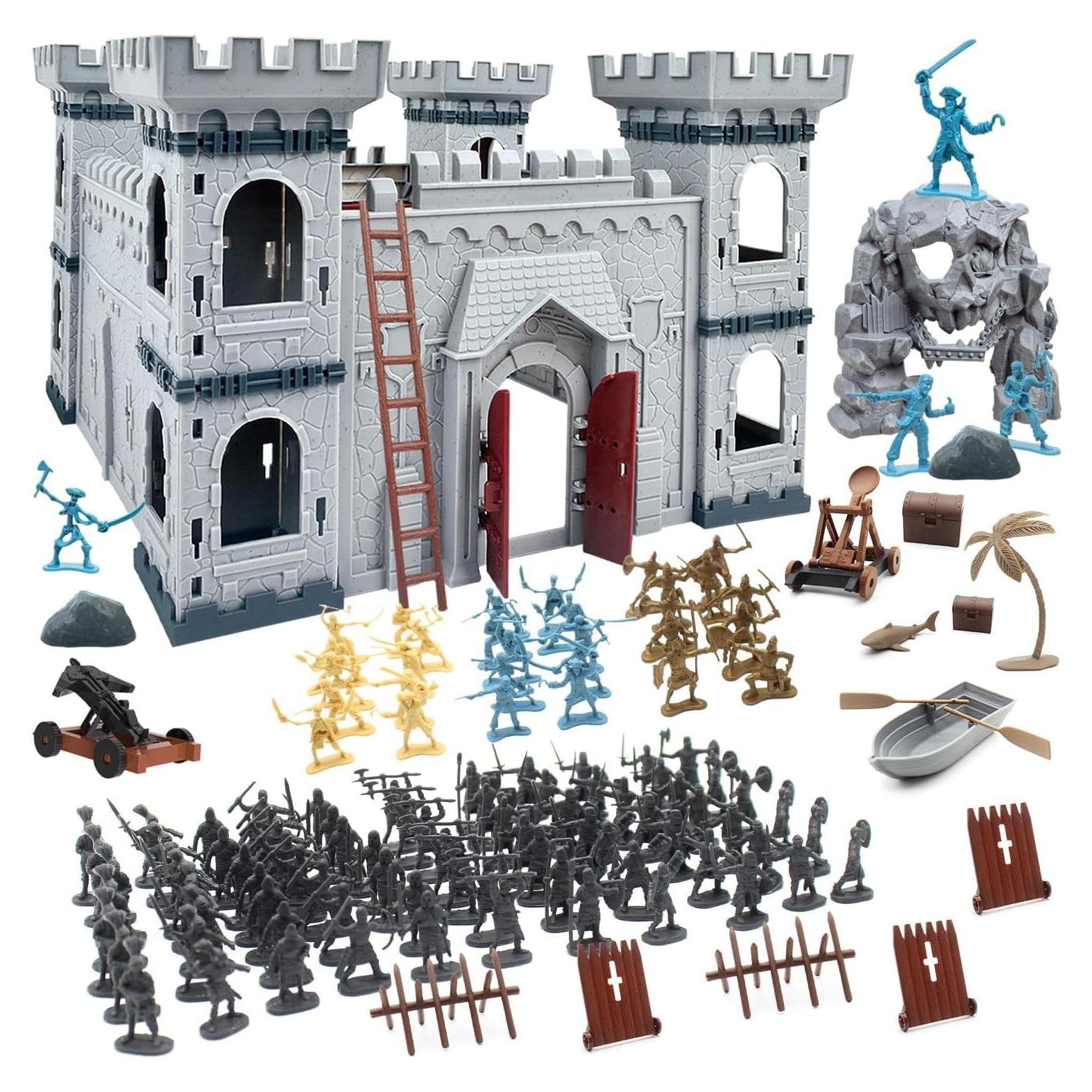 Juego de Construcción Castillo Medieval Mostop con 200 Soldados