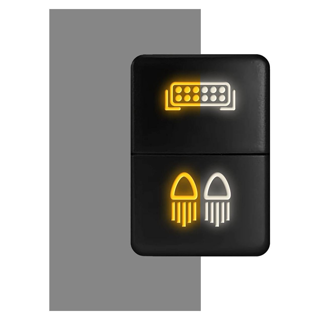 Interruptor de Luz Toyota Doble Función Naranja-Blanco