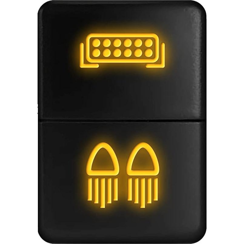 Interruptor de Luz Toyota Doble Función Naranja-Blanco