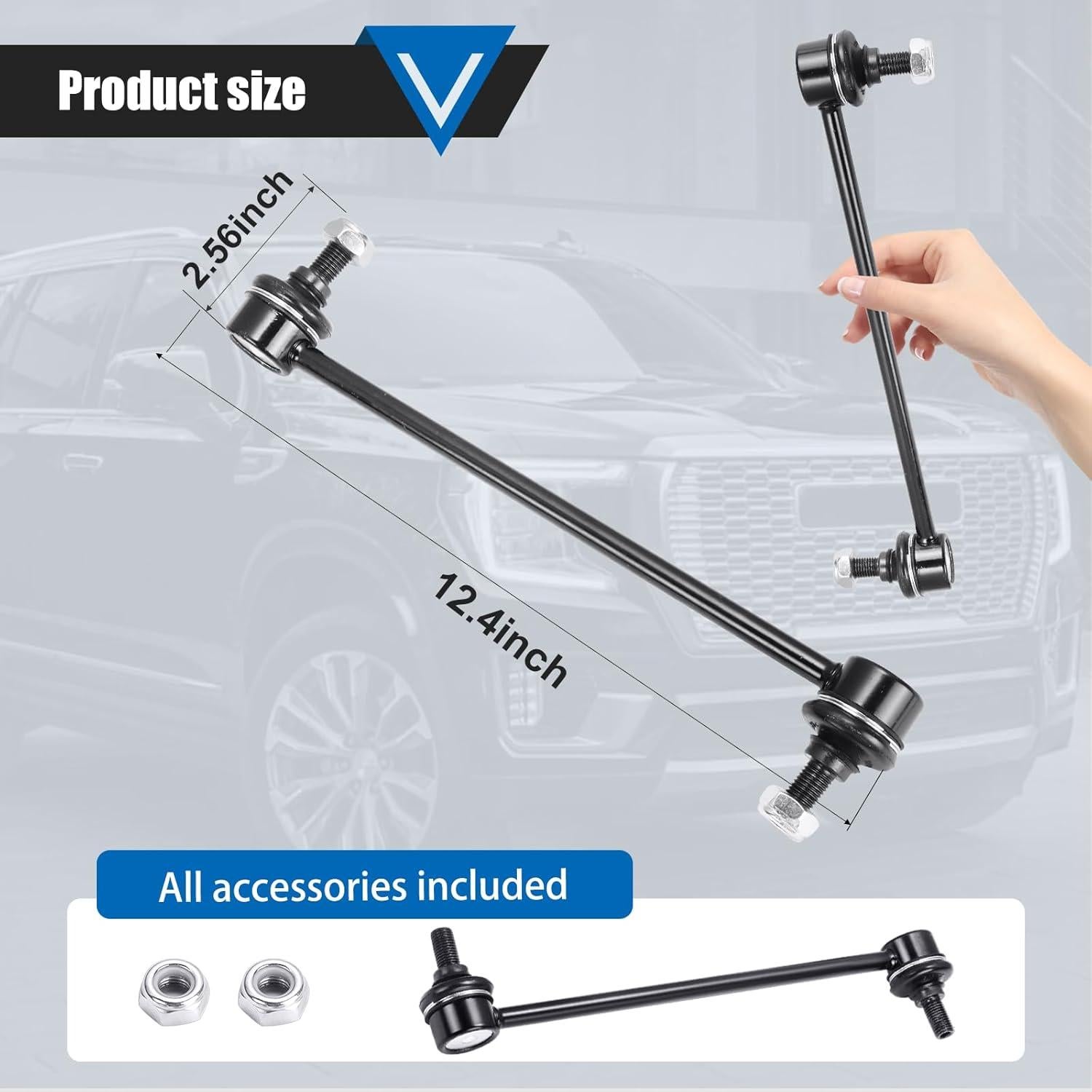 Enlaces de Barra Estabilizadora TCHENPART K80230 Delante