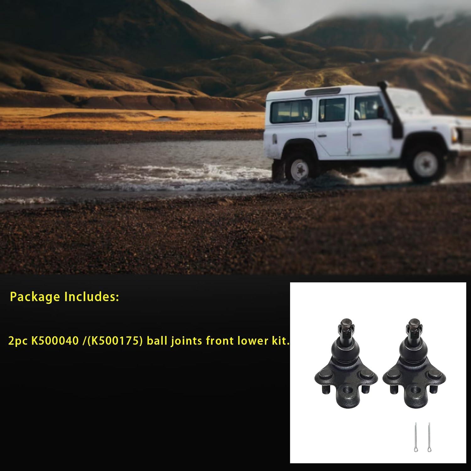 Kit de 2 Articulaciones de Bola Inferiores K500040 HHCM para Toyota Corolla, Vibe, Scion TC