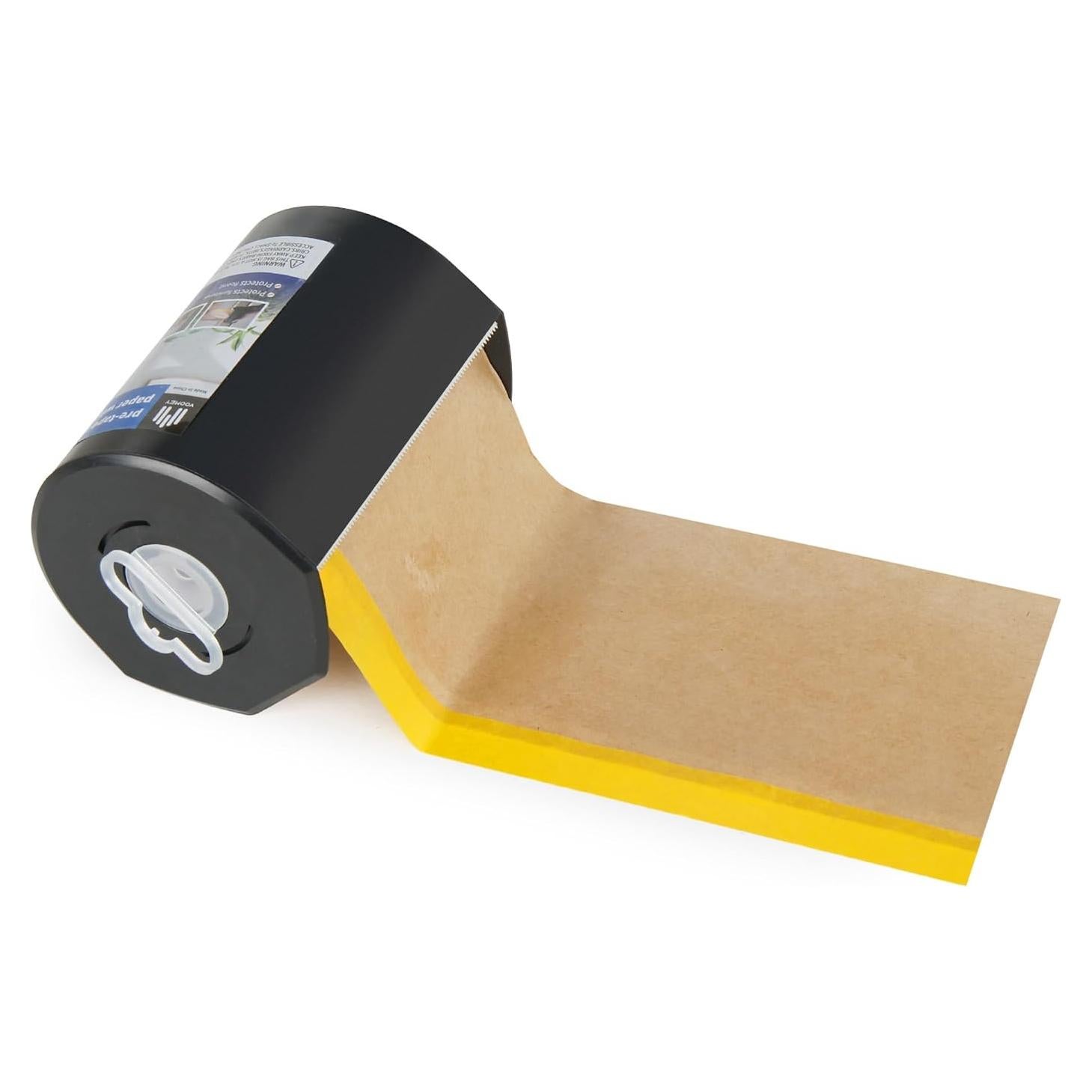 Papel de Enmascarar Pre-Cinta Voomey 18cm x 25m con Dispensador