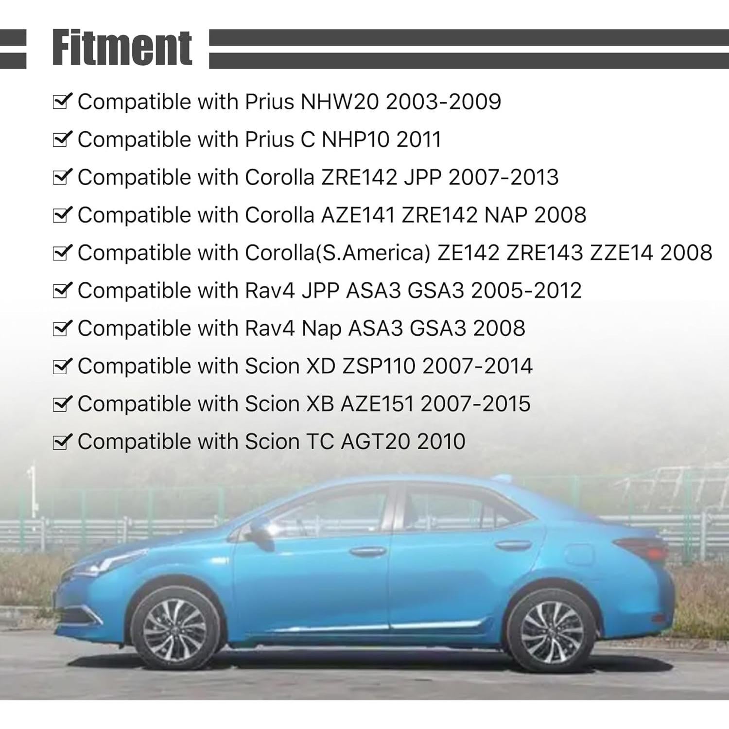 Relé de Integración BABERGOU Compatible con Toyota Prius Corolla Rav4