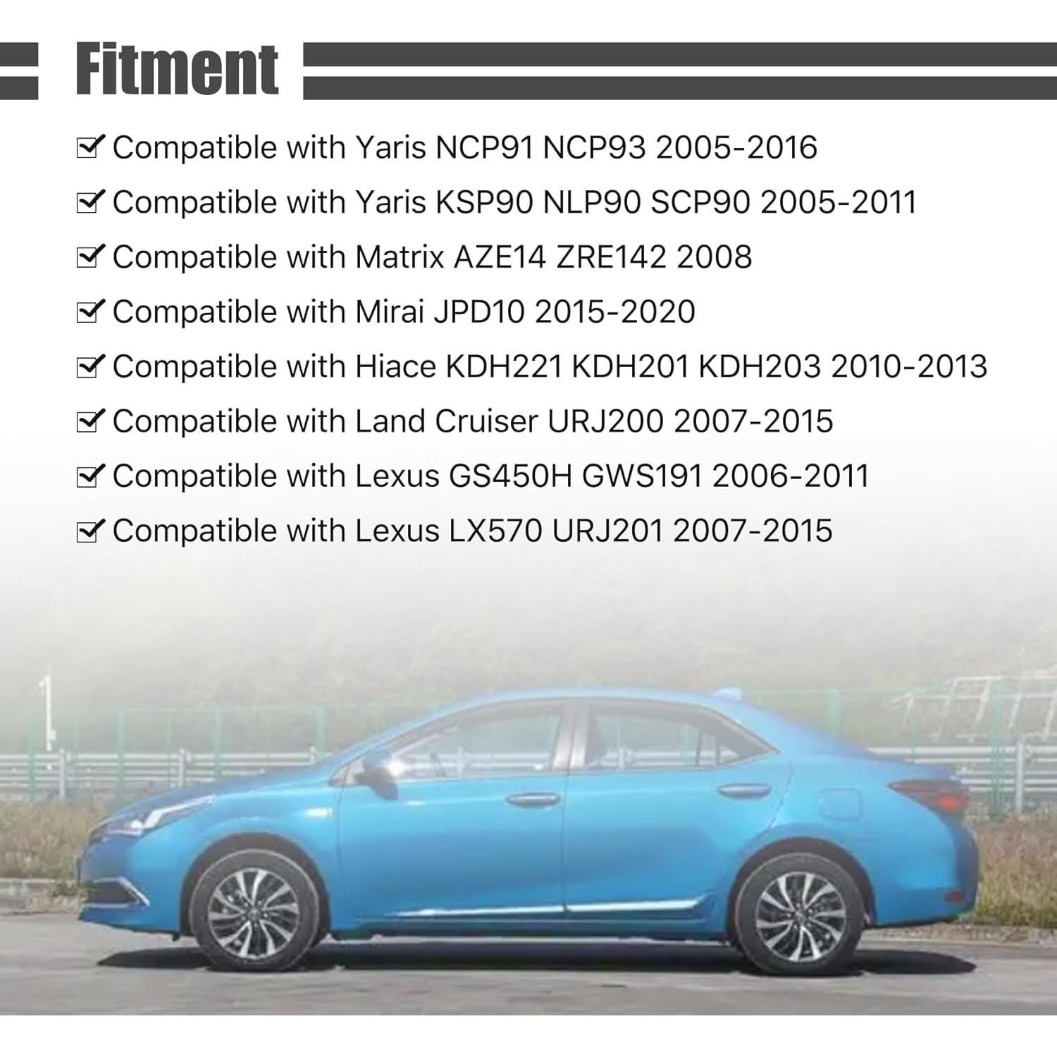 Relé de Integración BABERGOU Compatible con Toyota Prius Corolla Rav4