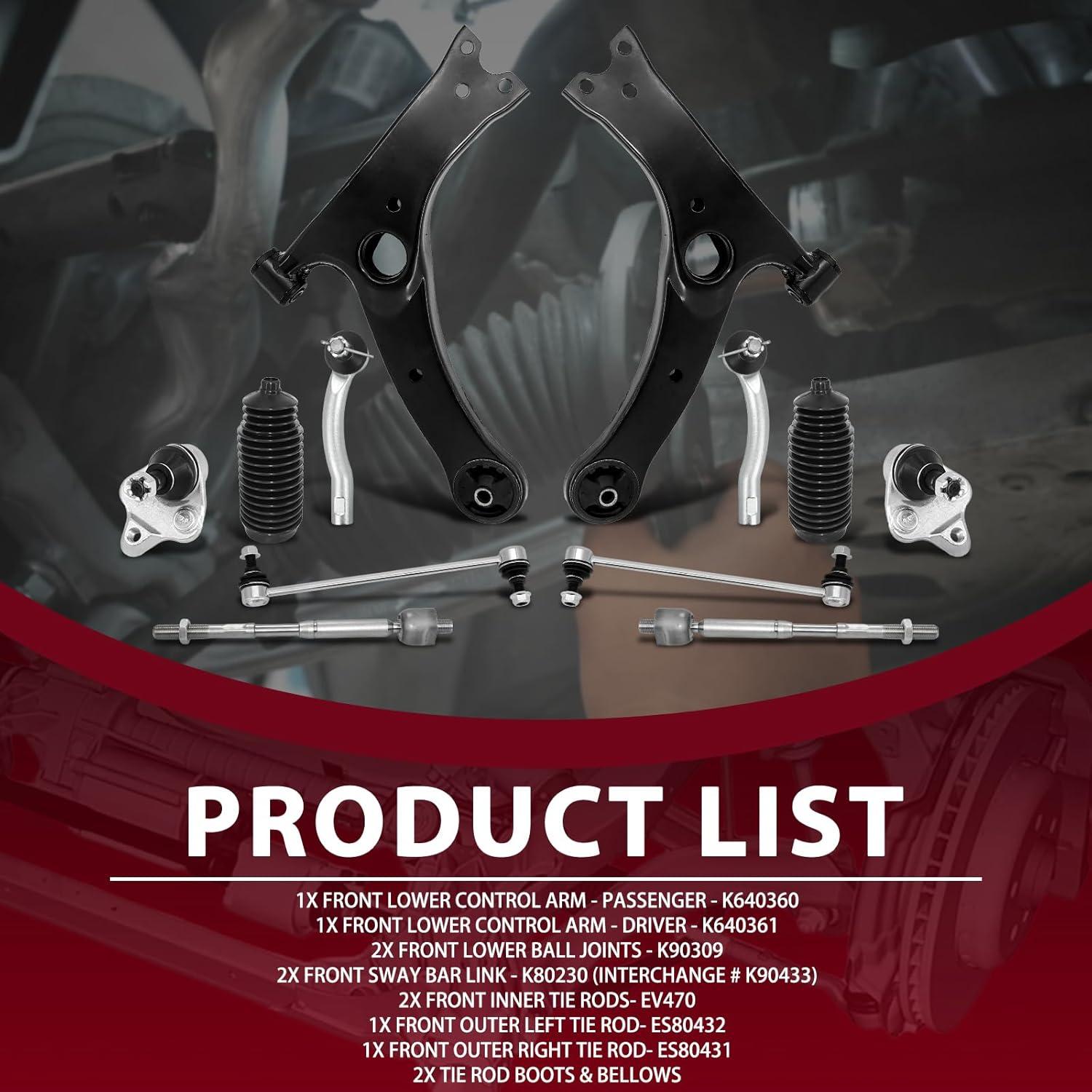 Brazo de Control Inferior Frenzybro Toyota Corolla 2003-2008