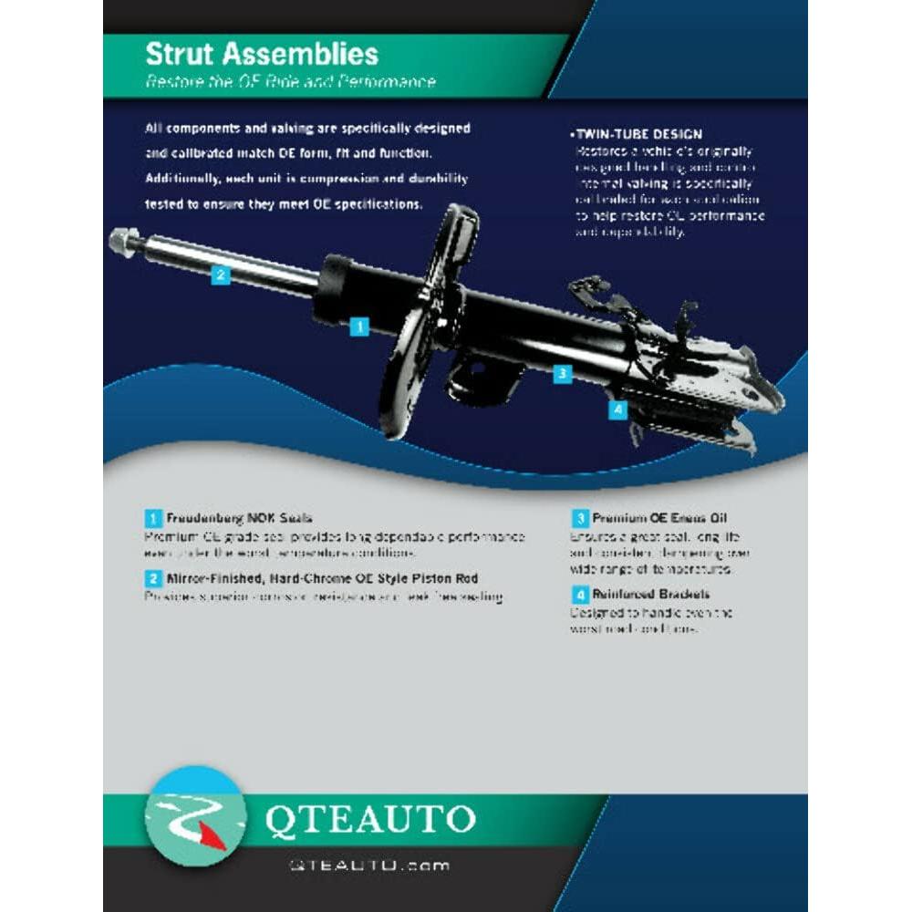 Amortiguadores Frontales PM Auto para Toyota Corolla 1988-1992