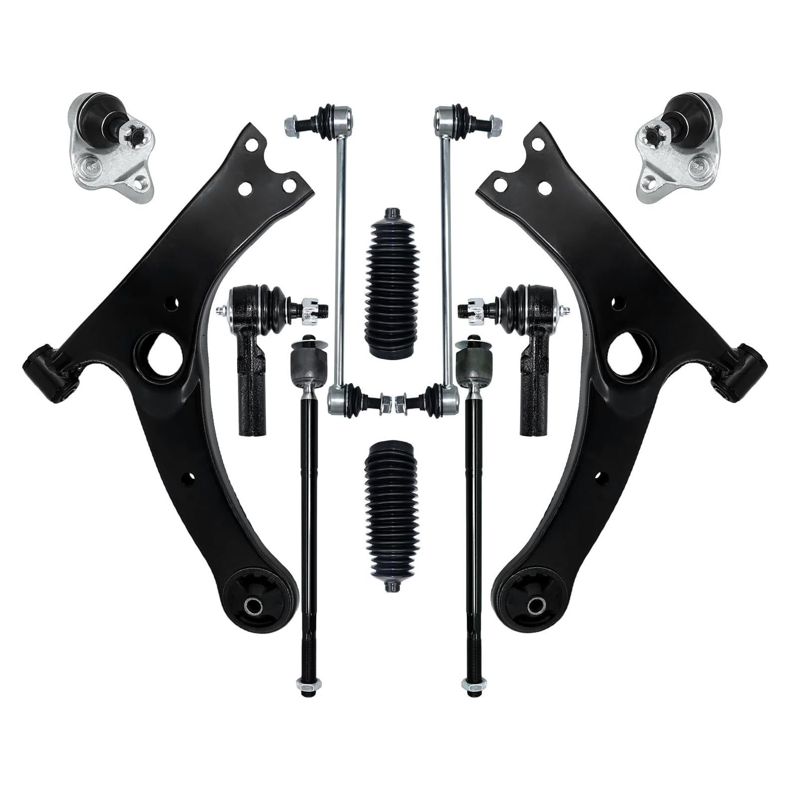 Kit de Suspensión Inferior Frontal 12PCS HAWK BROTHER para Toyota Corolla 2009-2013