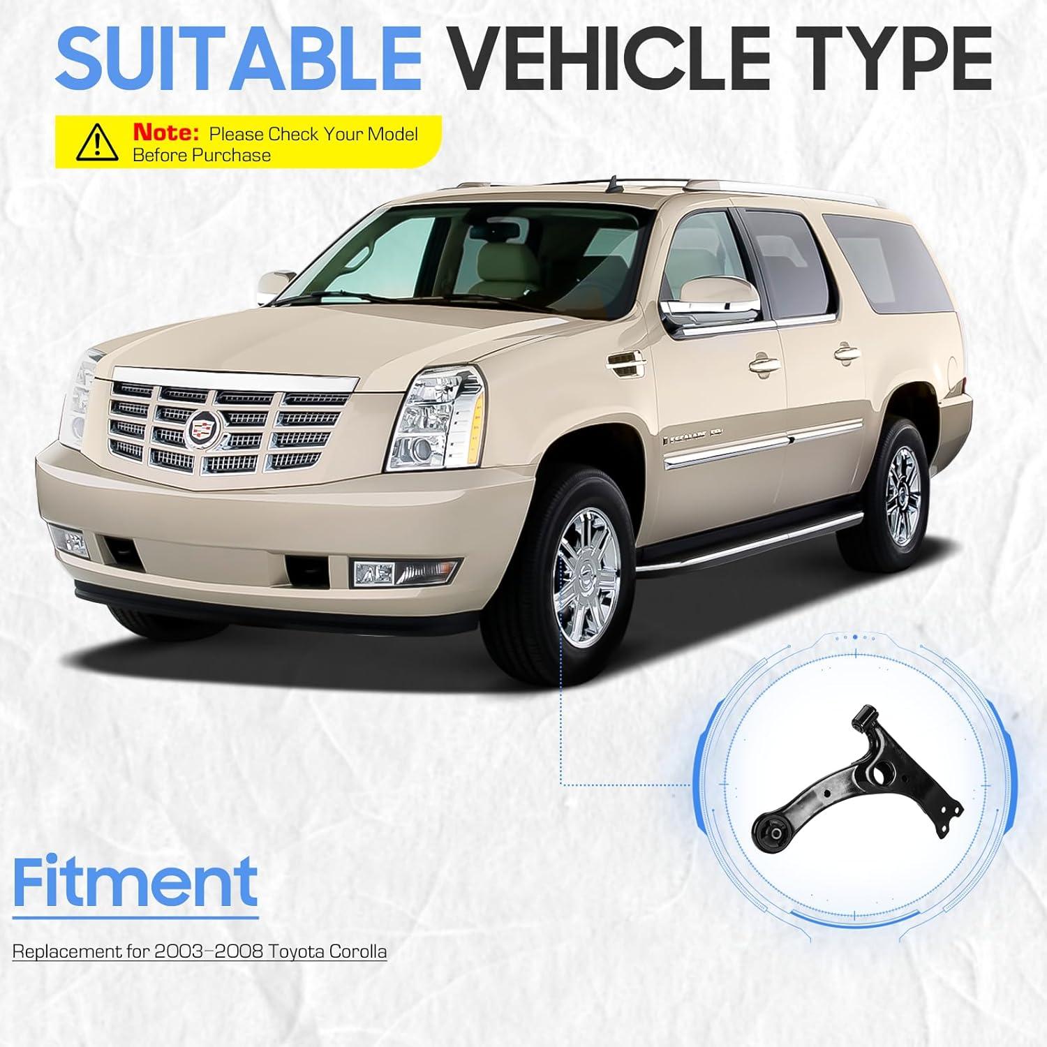 Kit de Suspensión Inferior Toyota Corolla 2003-2008 ILONPA