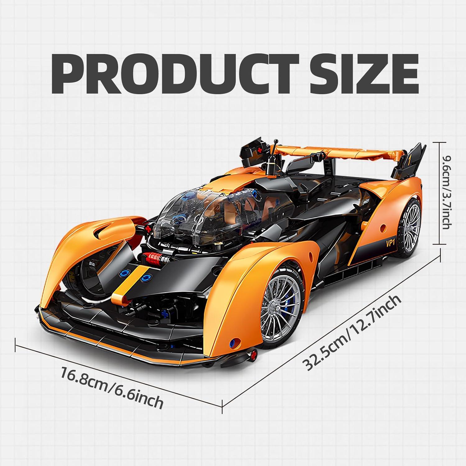 Coche de Construcción Control Remoto Solus GT 1:14 817 Piezas