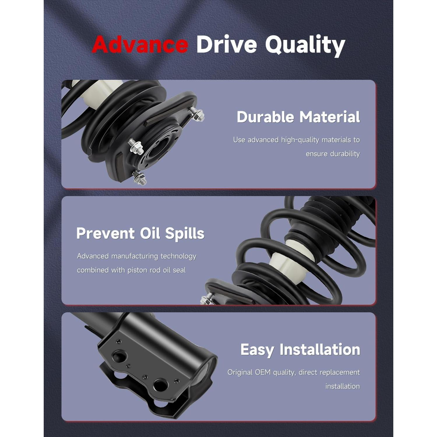 Conjunto de Struts Delanteros CCIYU para Toyota Corolla 2003-2008