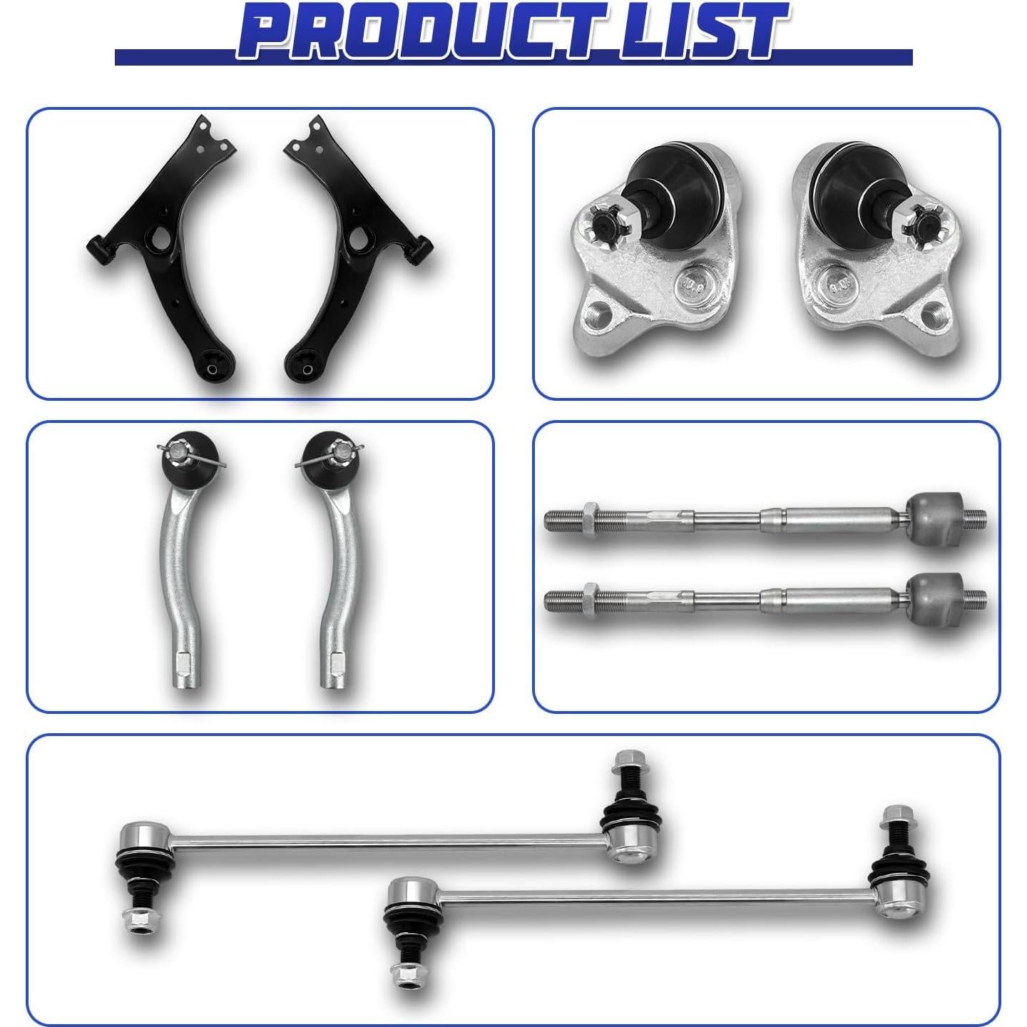 Kit de Suspensión Inferior HAWK BROTHER para Toyota Corolla 2003-2008