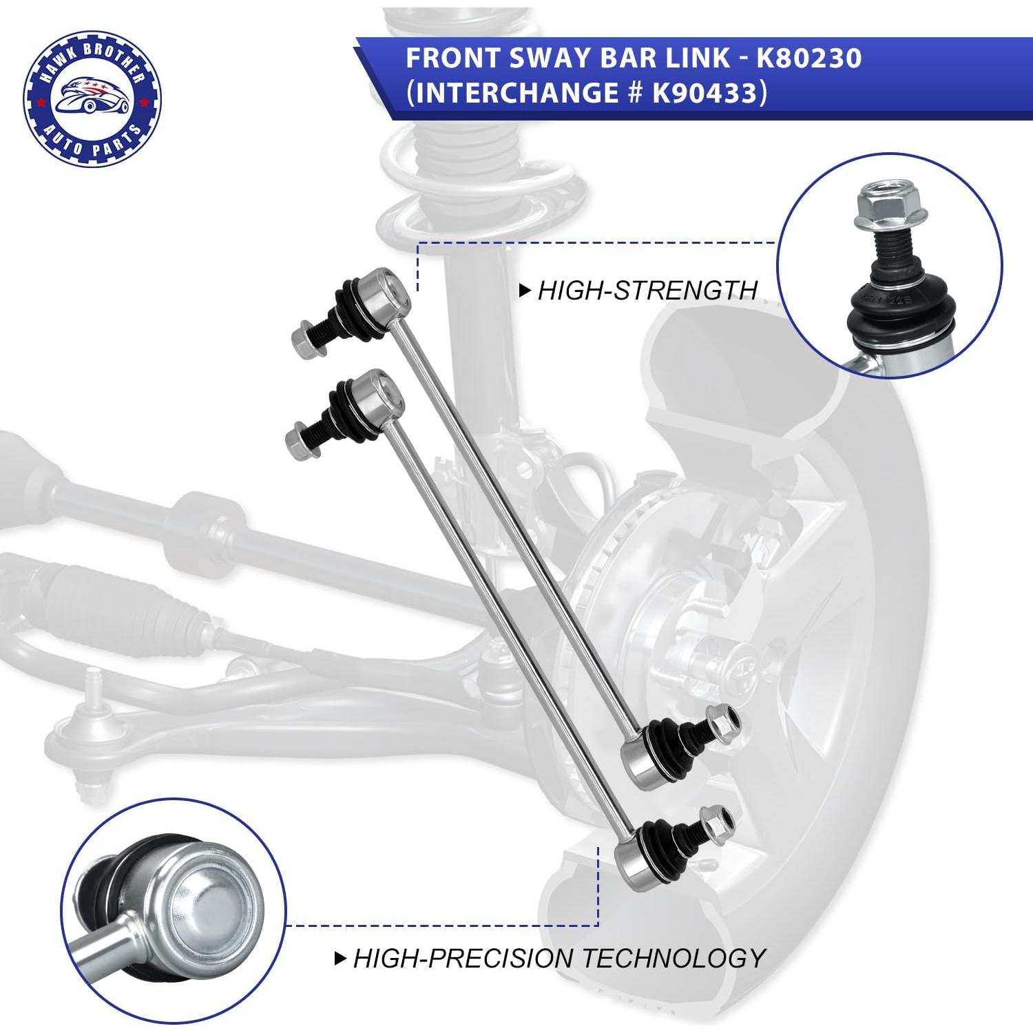 Kit de Suspensión Inferior HAWK BROTHER para Toyota Corolla 2003-2008