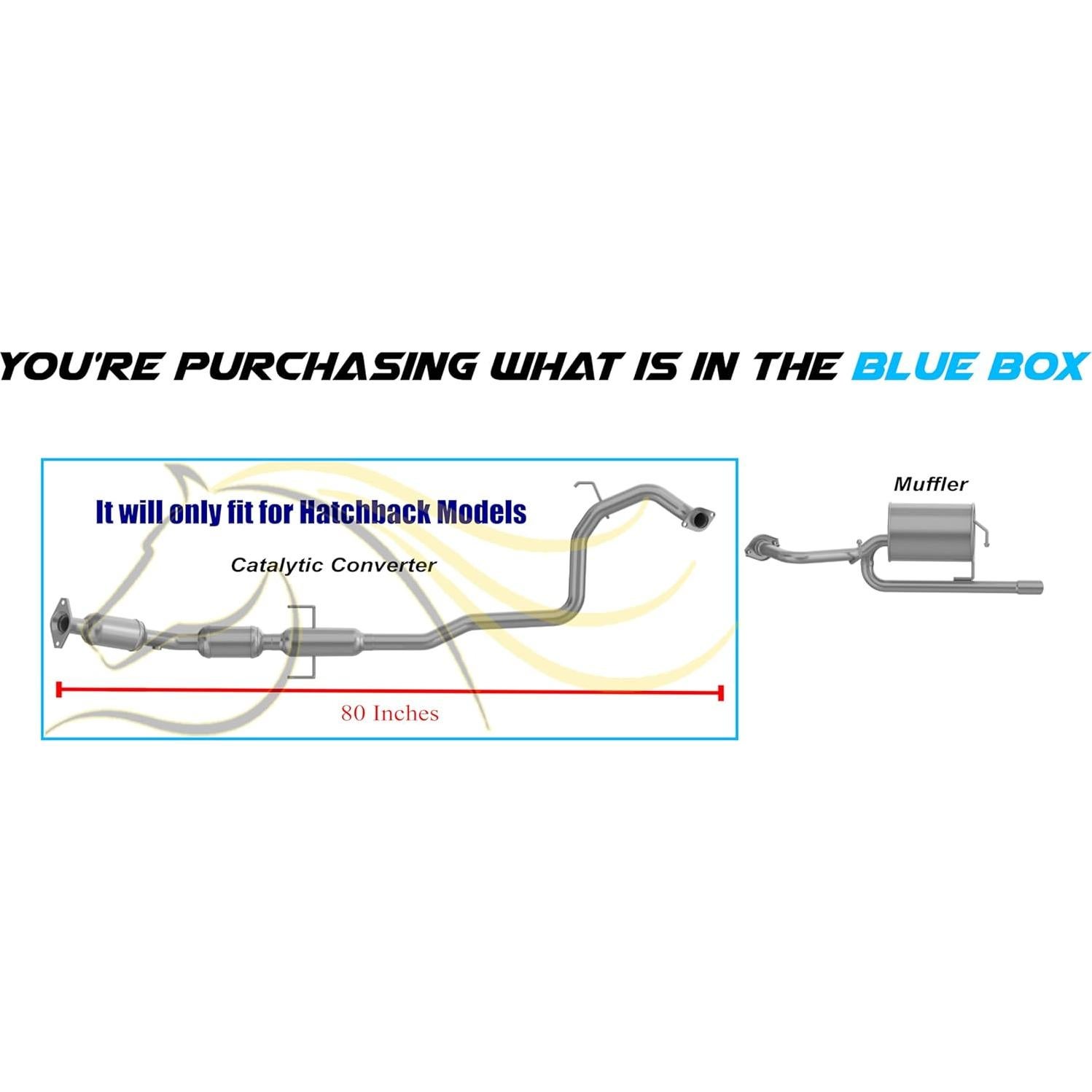 Tubo de Resonador Catalítico Northeastern para Yaris 2006-2010