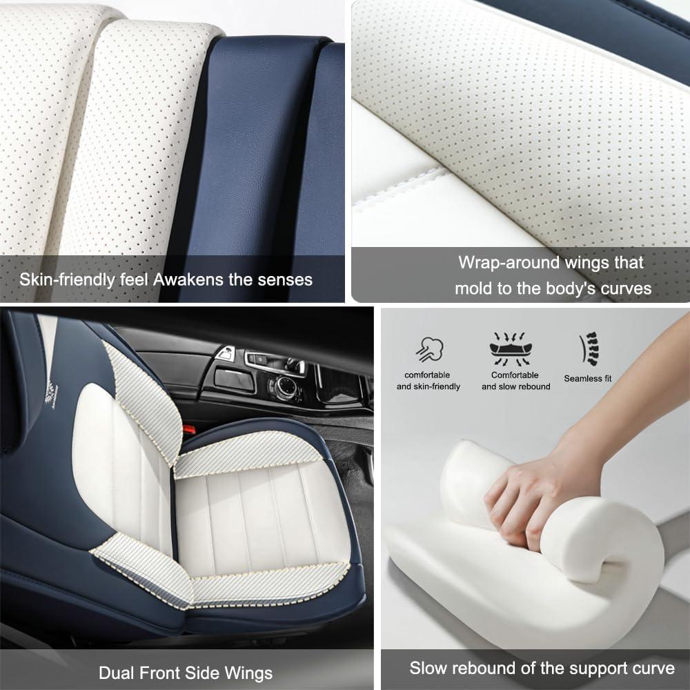 5 Fundas de Asiento Cscevt para Toyota Yaris 2007-2020 Negro