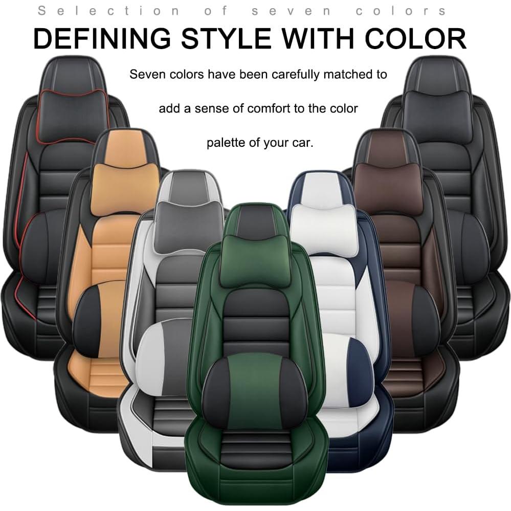 5 Fundas de Asiento Cscevt para Toyota Yaris 2007-2020 Negro