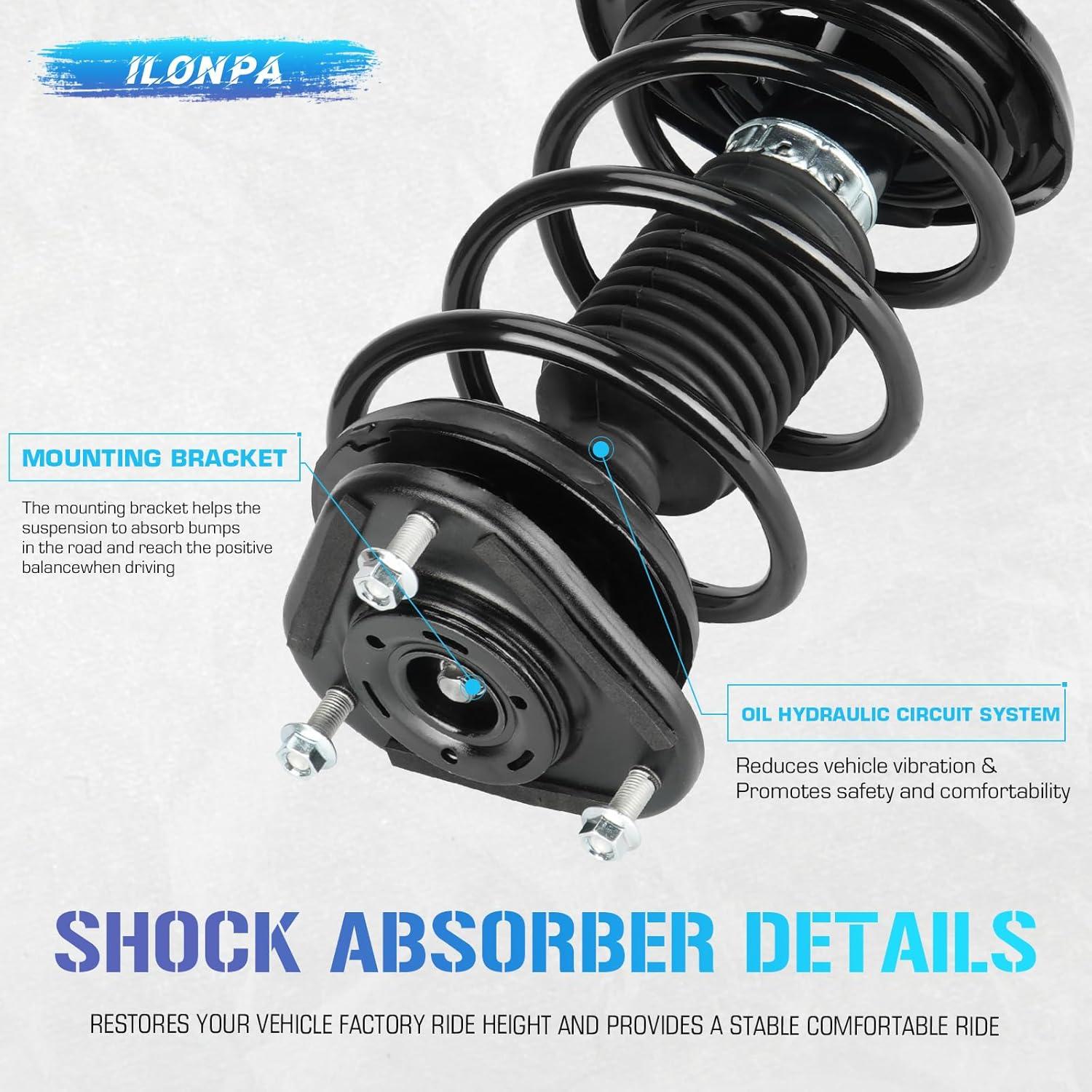 Ejes Completos Frontales ILONPA para Toyota Corolla 2014-2019