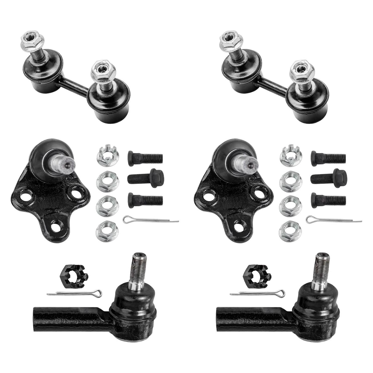 Kit de Suspensión Frontal Detroit Axle 6 Piezas Toyota Corolla 1996-2002