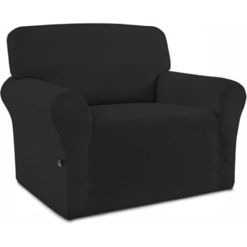 Funda de Sofá Easy-Going Negra Antideslizante Lavable 0.8 kg