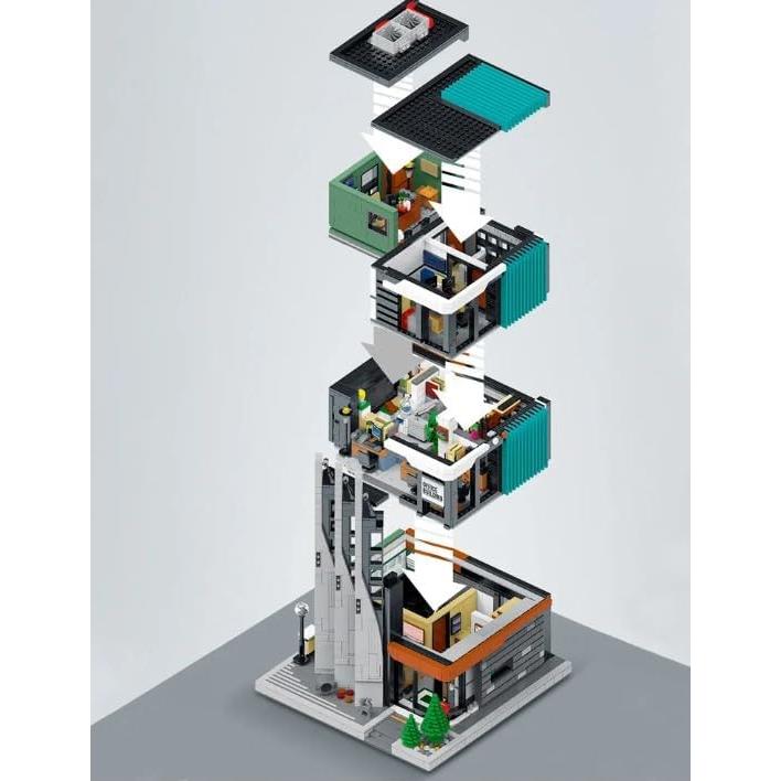 Edificio Modular General Jim 3828 Piezas 33x25x25 cm