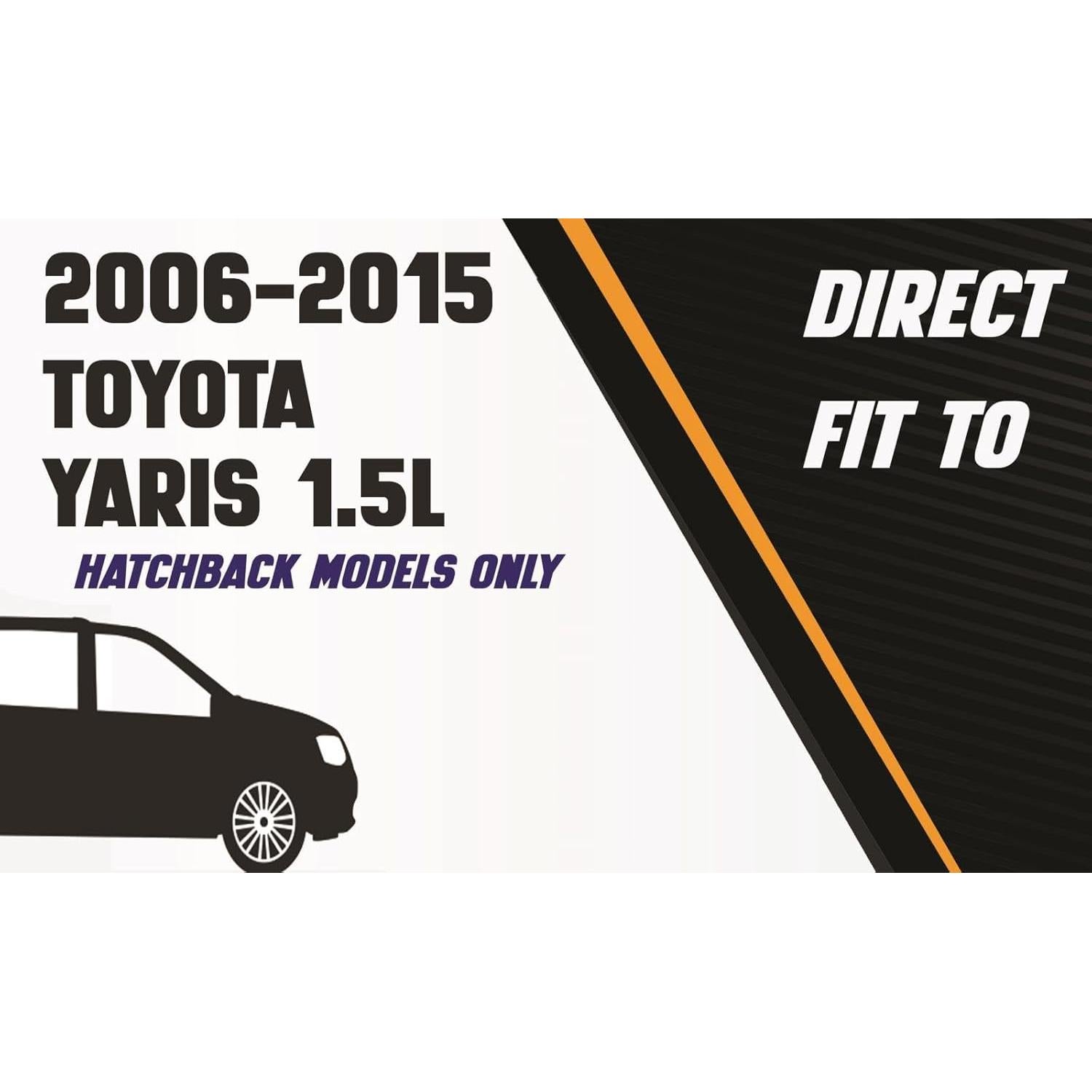 Escape Northeastern Acero Inoxidable Toyota Yaris 1.5L 2006-2015
