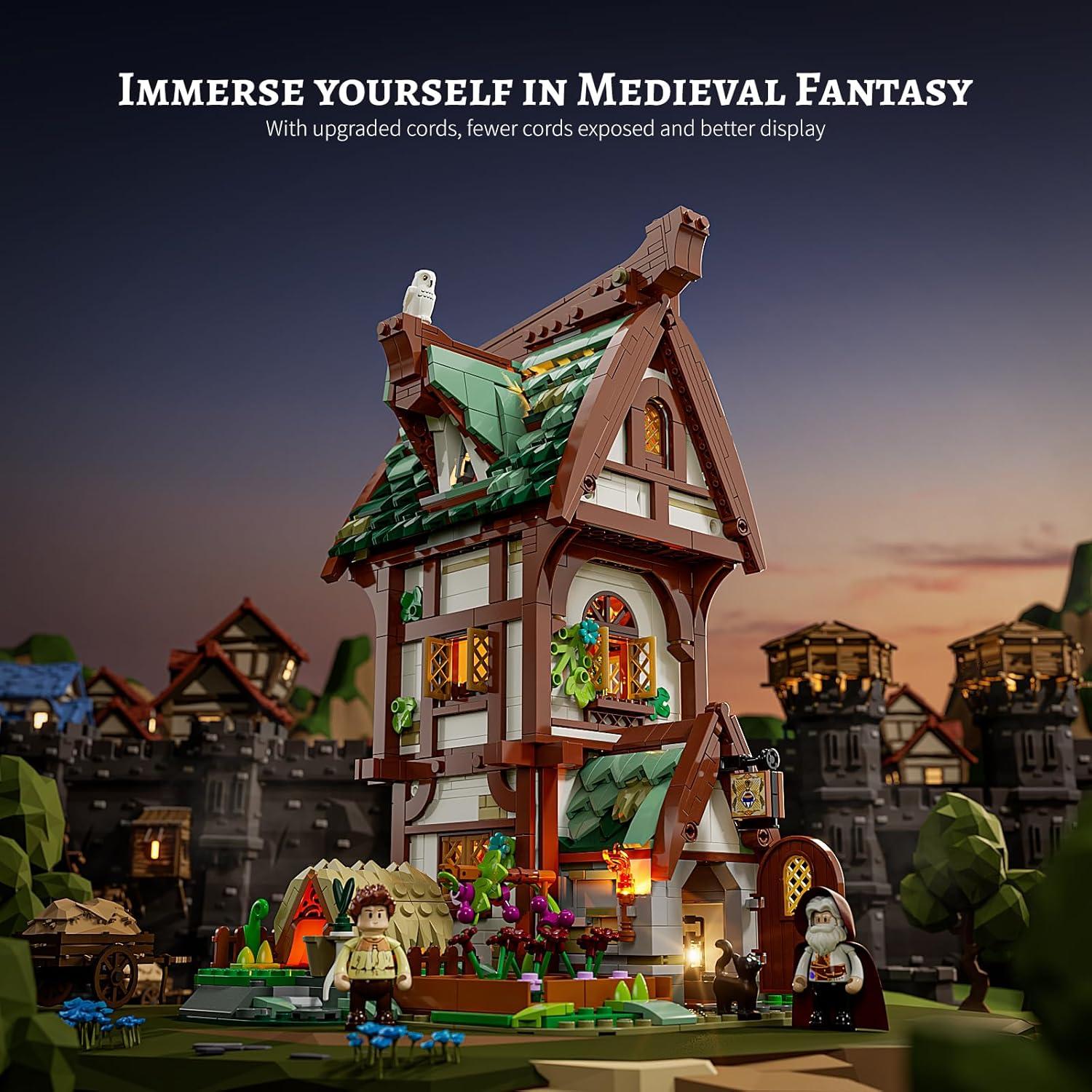 Set de Construcción Tienda de Herboristería FUNWHOLE 1470 Pcs